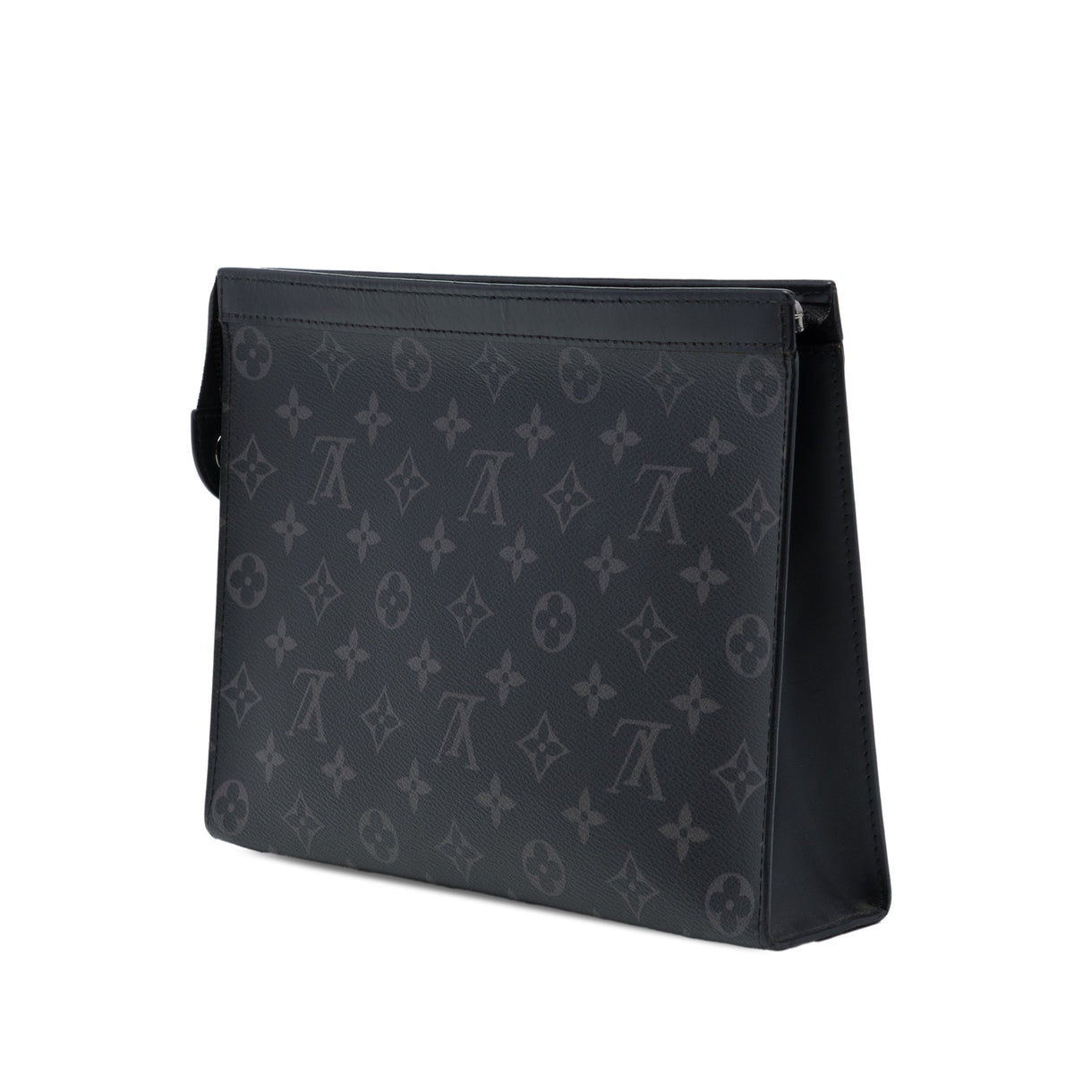 Louis Vuitton Monogram Eclipse Pochette Voyage MM — Black