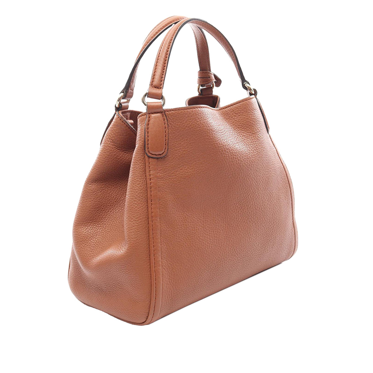 Gucci Small Calfskin Soho Satchel — Brown
