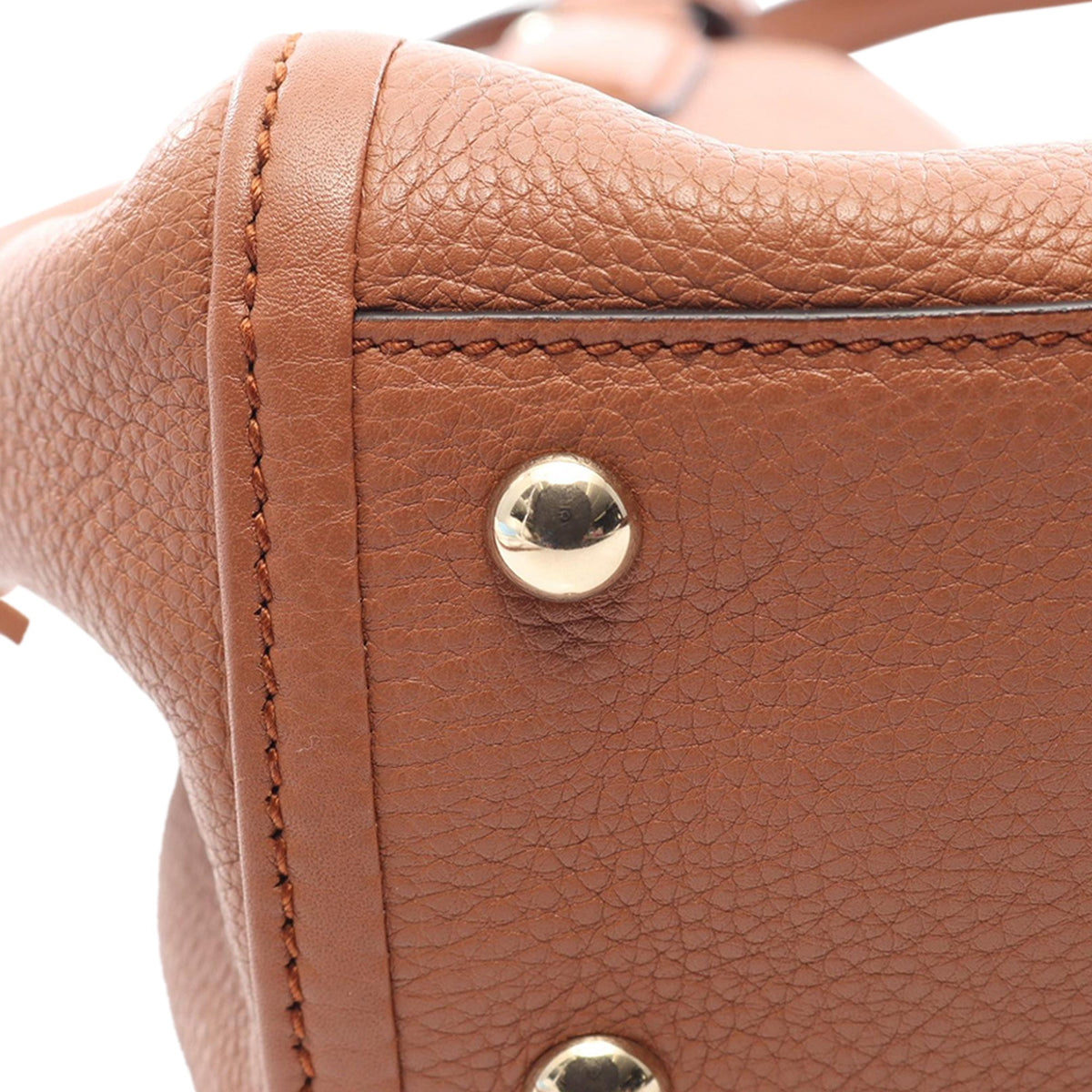 Gucci Small Calfskin Soho Satchel — Brown