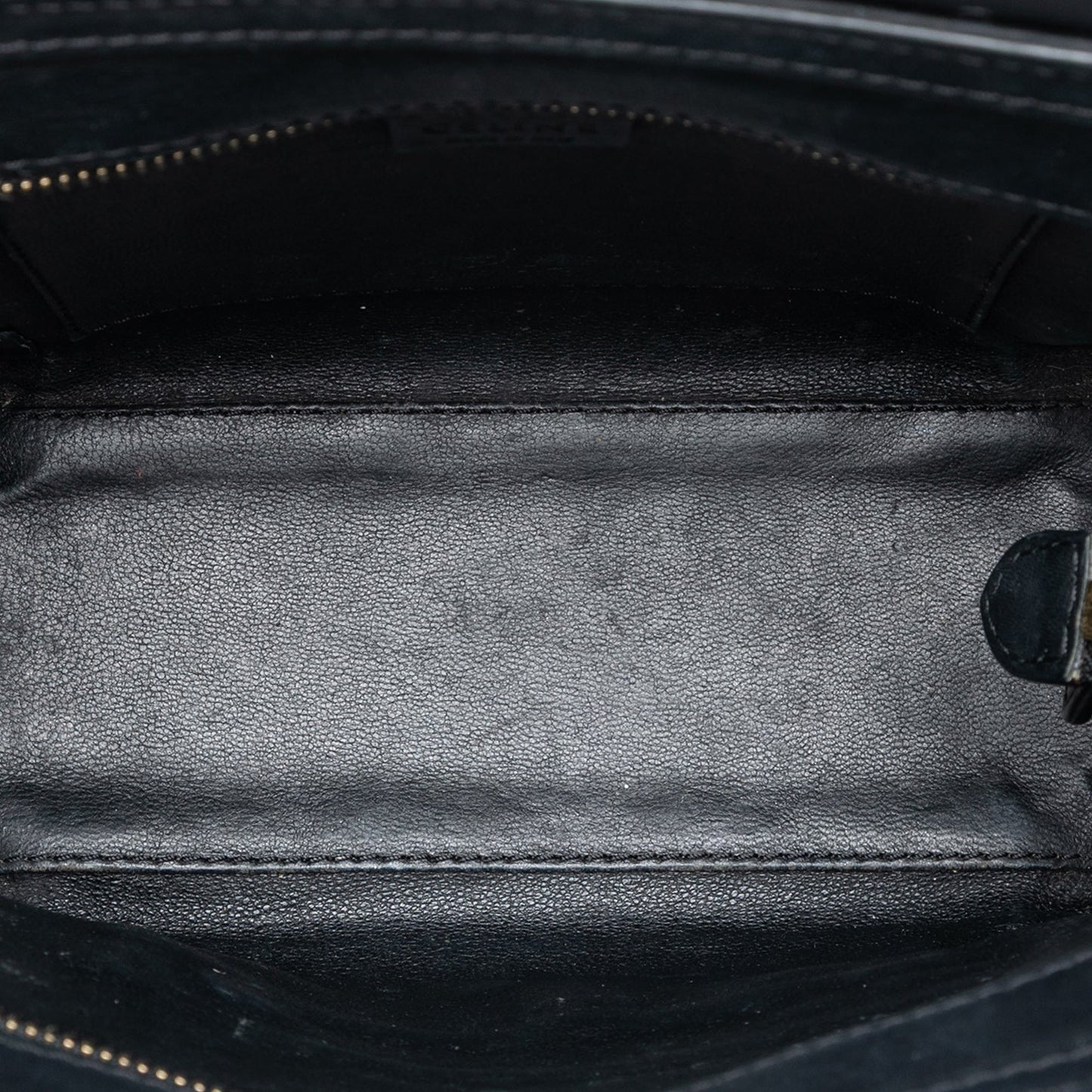 Nano Tricolor Calfskin and Suede Luggage Tote