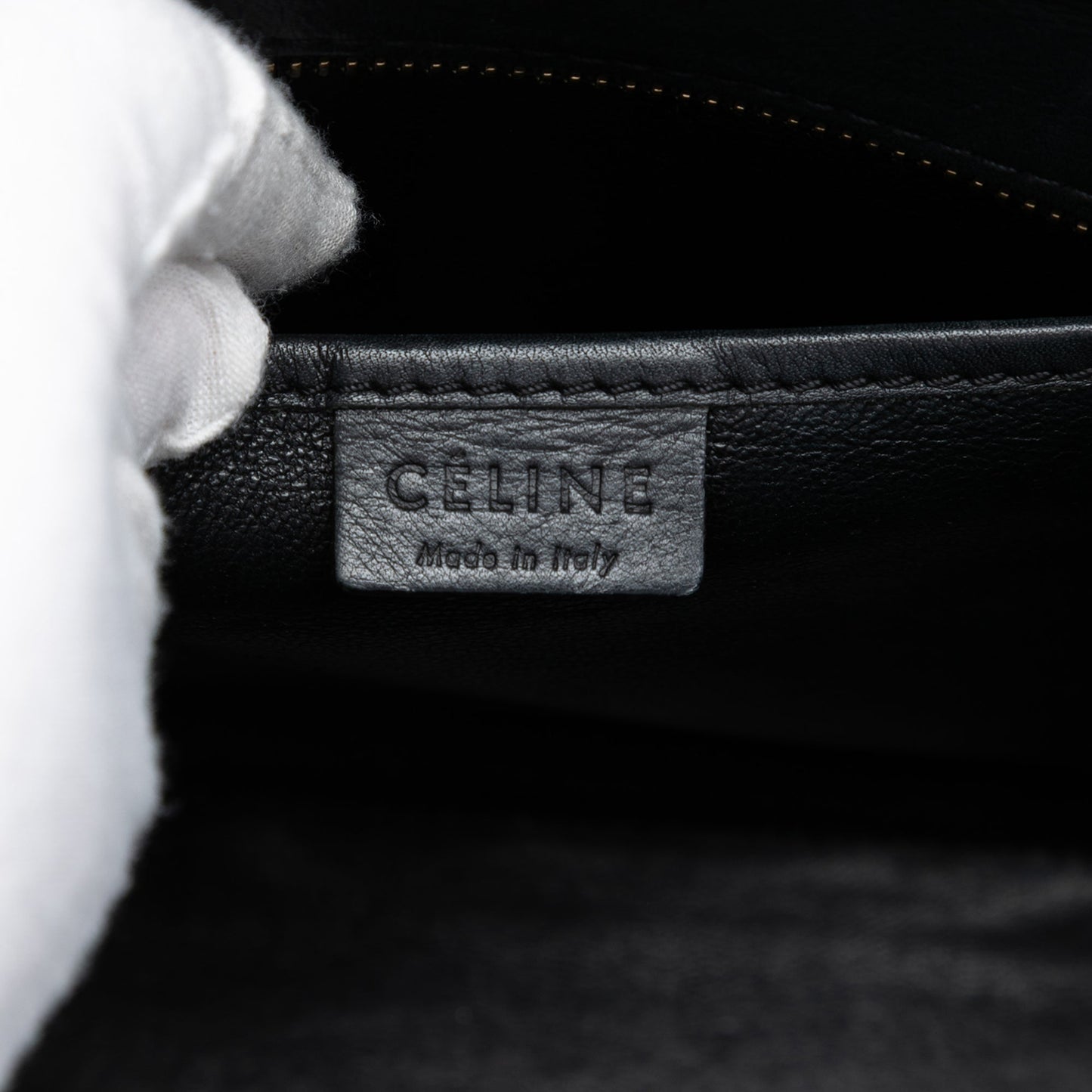 Nano Tricolor Calfskin and Suede Luggage Tote