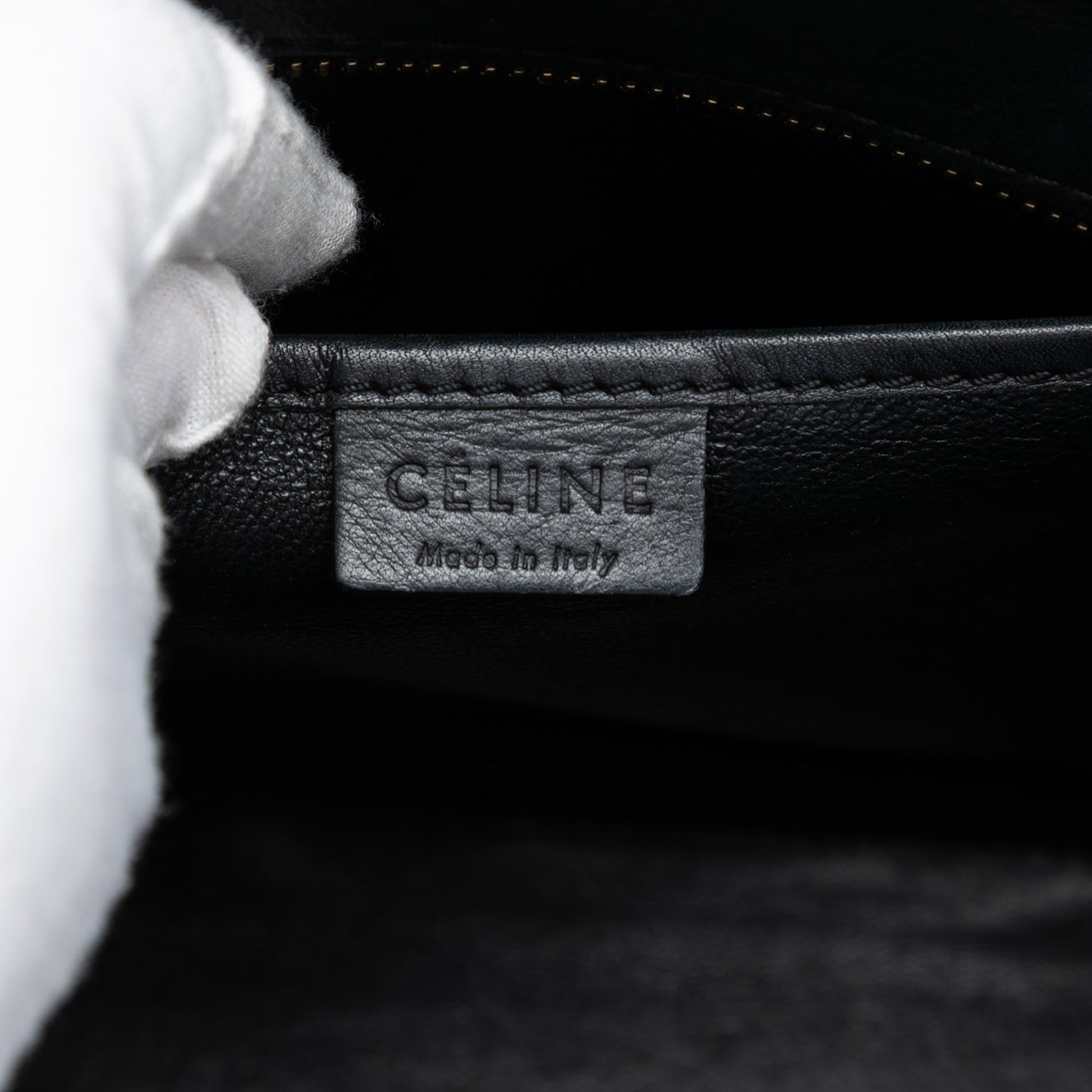 Nano Tricolor Calfskin and Suede Luggage Tote
