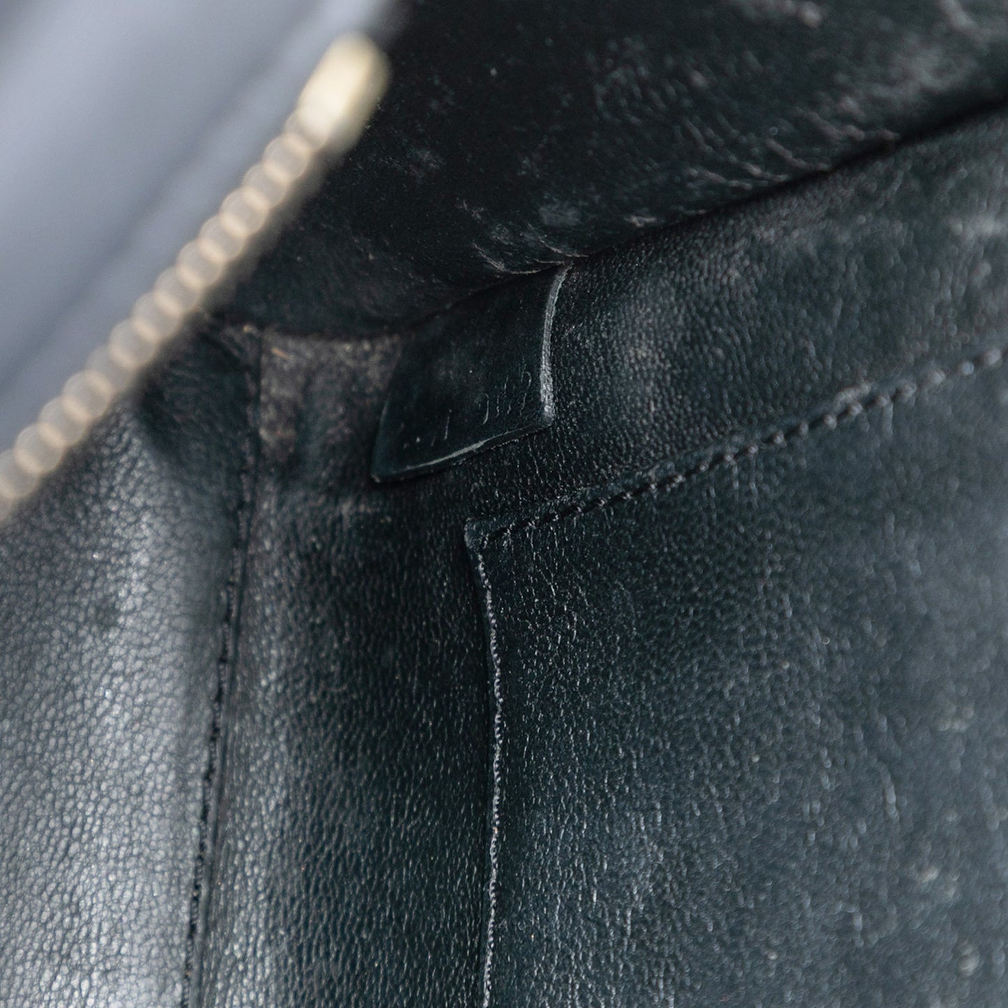 Nano Tricolor Calfskin and Suede Luggage Tote