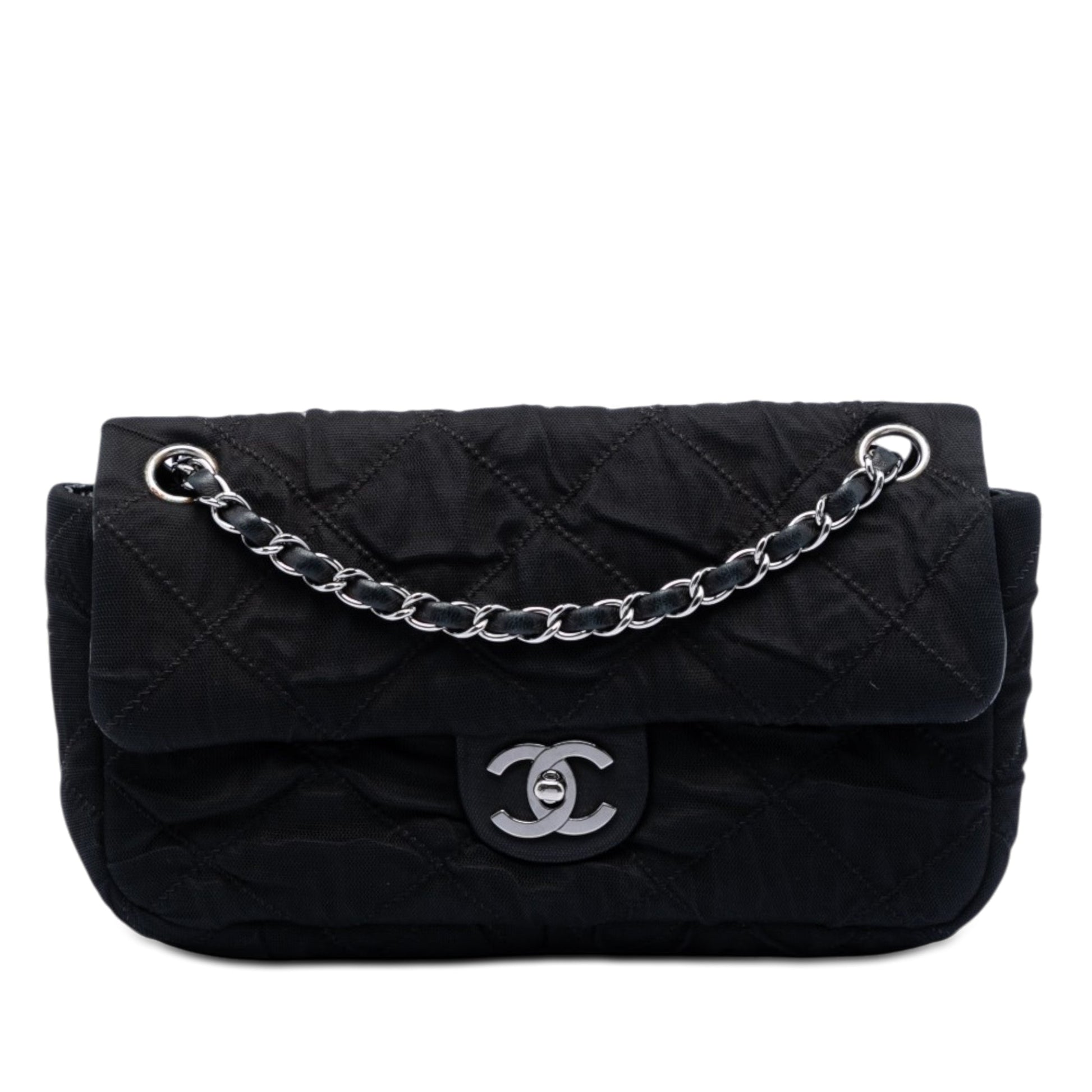 Chanel CC Ultra Stitch Mesh Flap