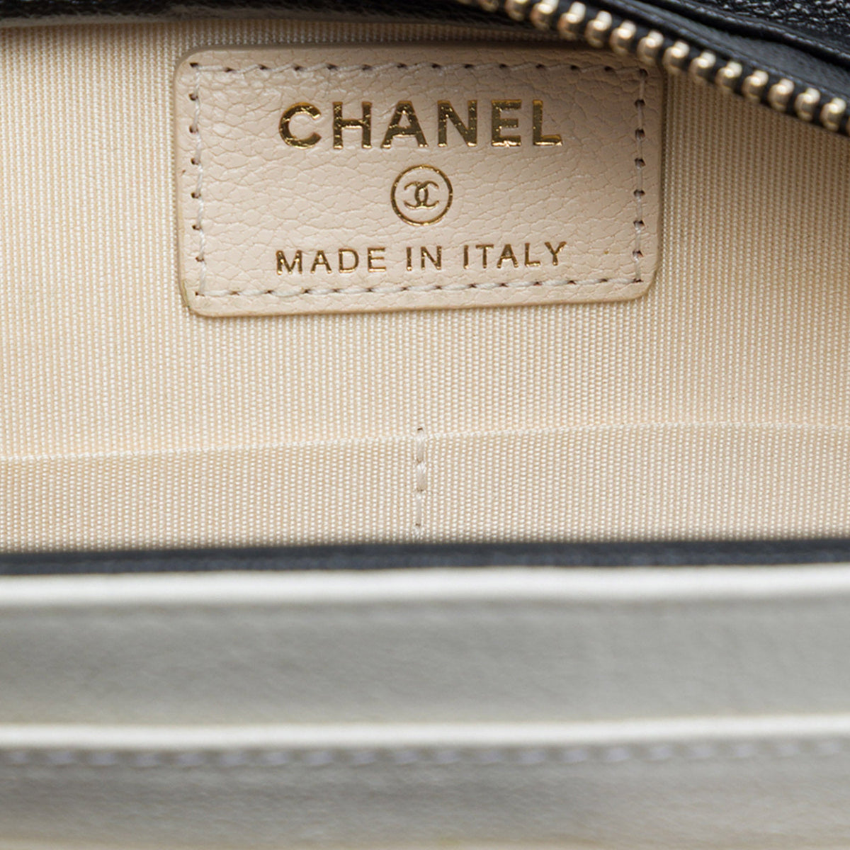Chanel CC Tricolor Quilted Goatskin Multi Pocket Wallet On Chain