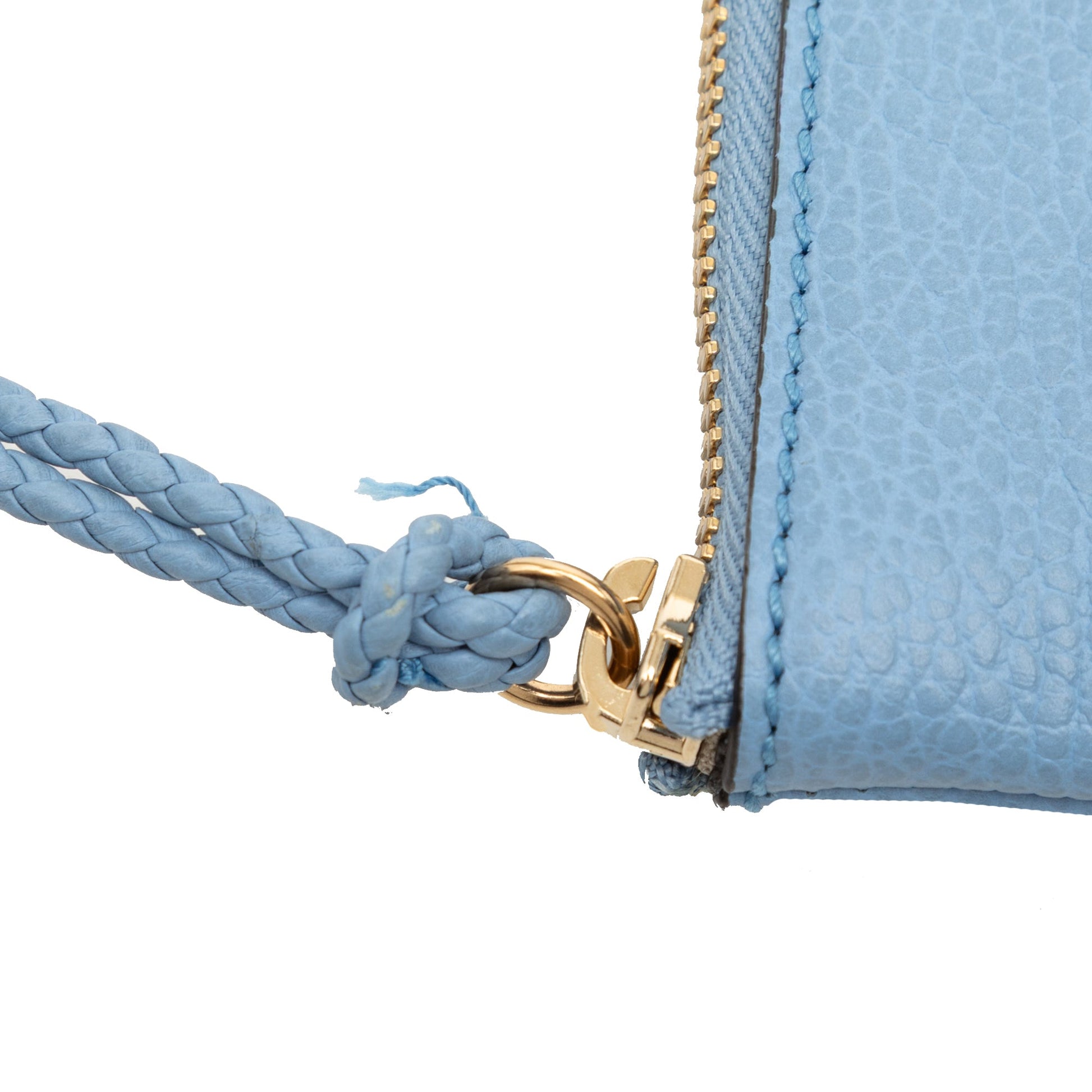Gucci Calfskin Bamboo Tassel Clutch