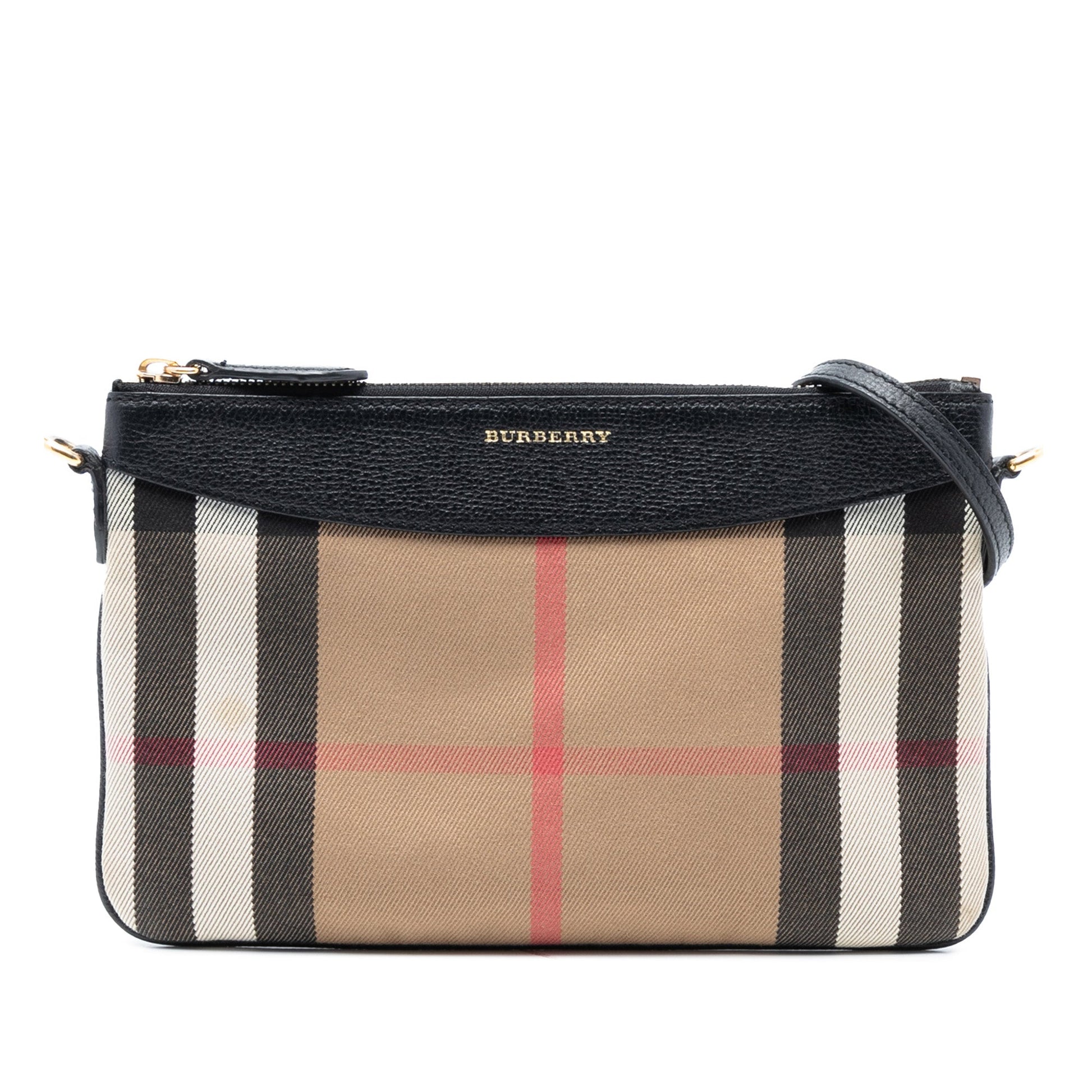 Burberry Mega Check Canvas Peyton Crossbody