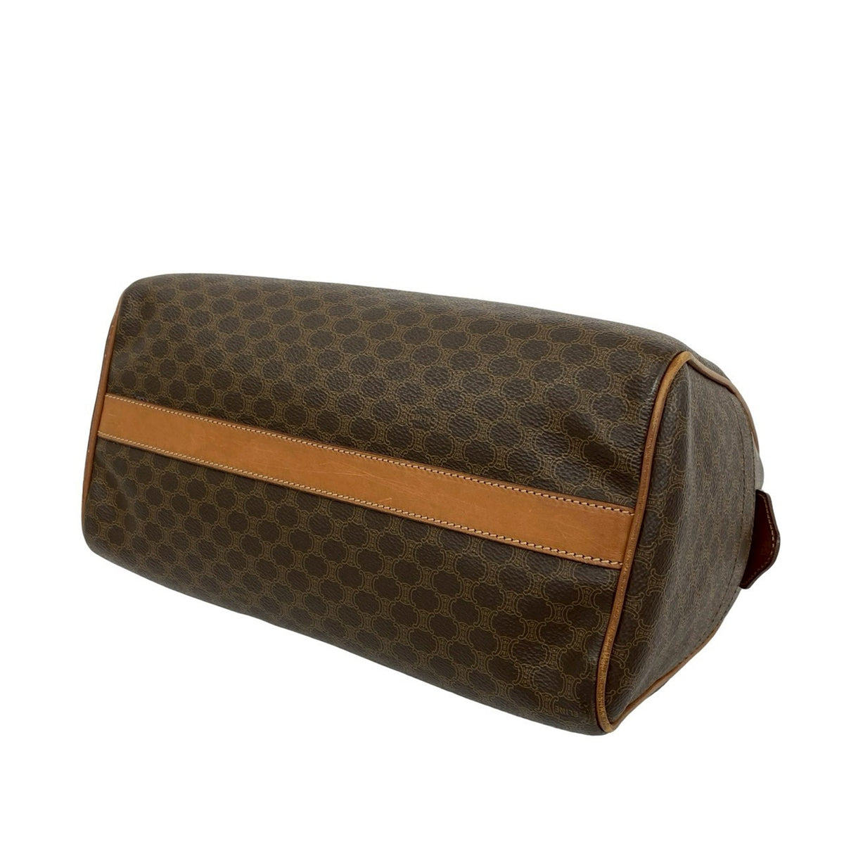 Celine Macadam Coated Canvas Boston Bag