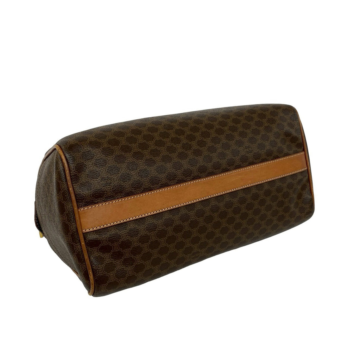 Celine Macadam Coated Canvas Boston Bag