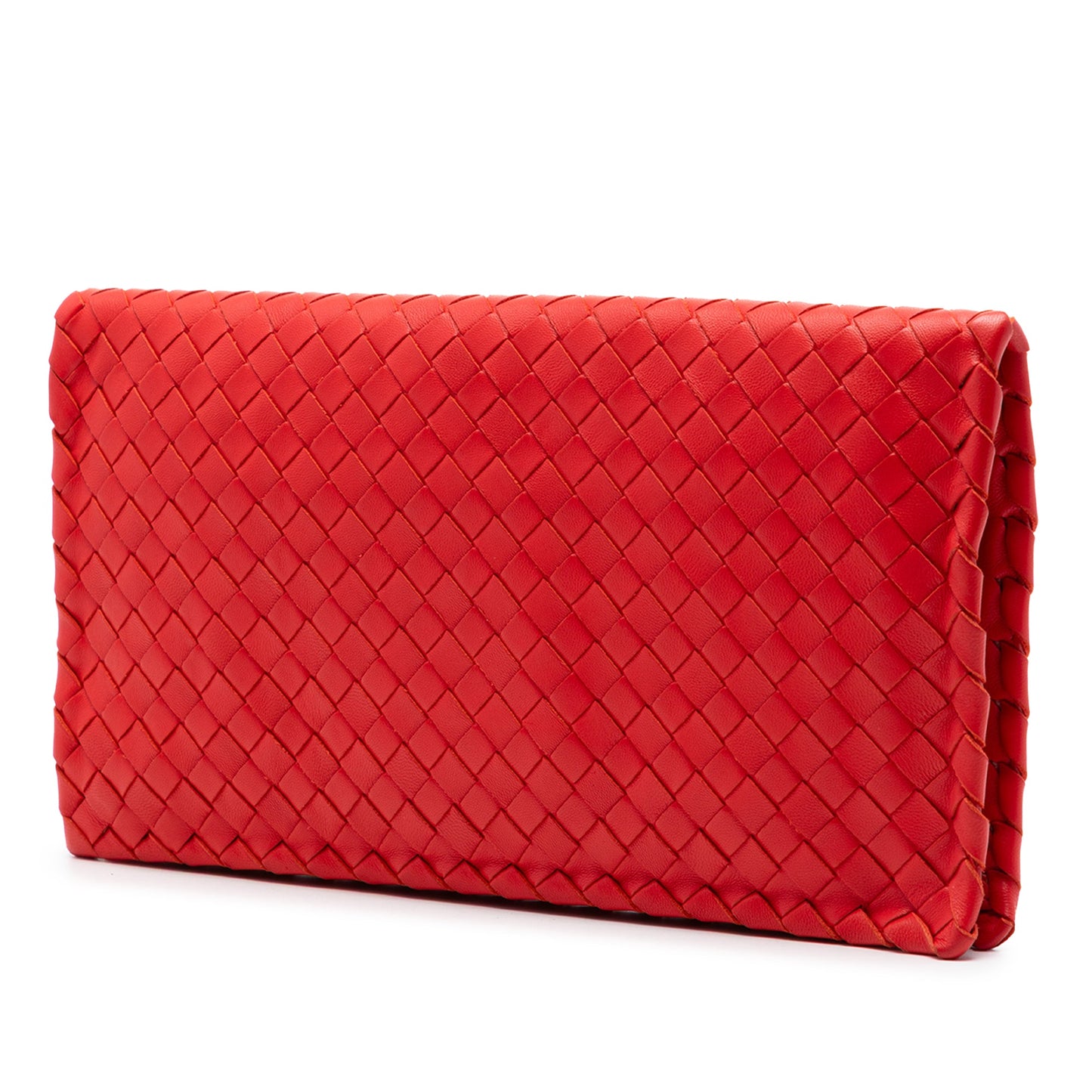 Bottega Veneta Nappa Intrecciato Turn Lock Clutch