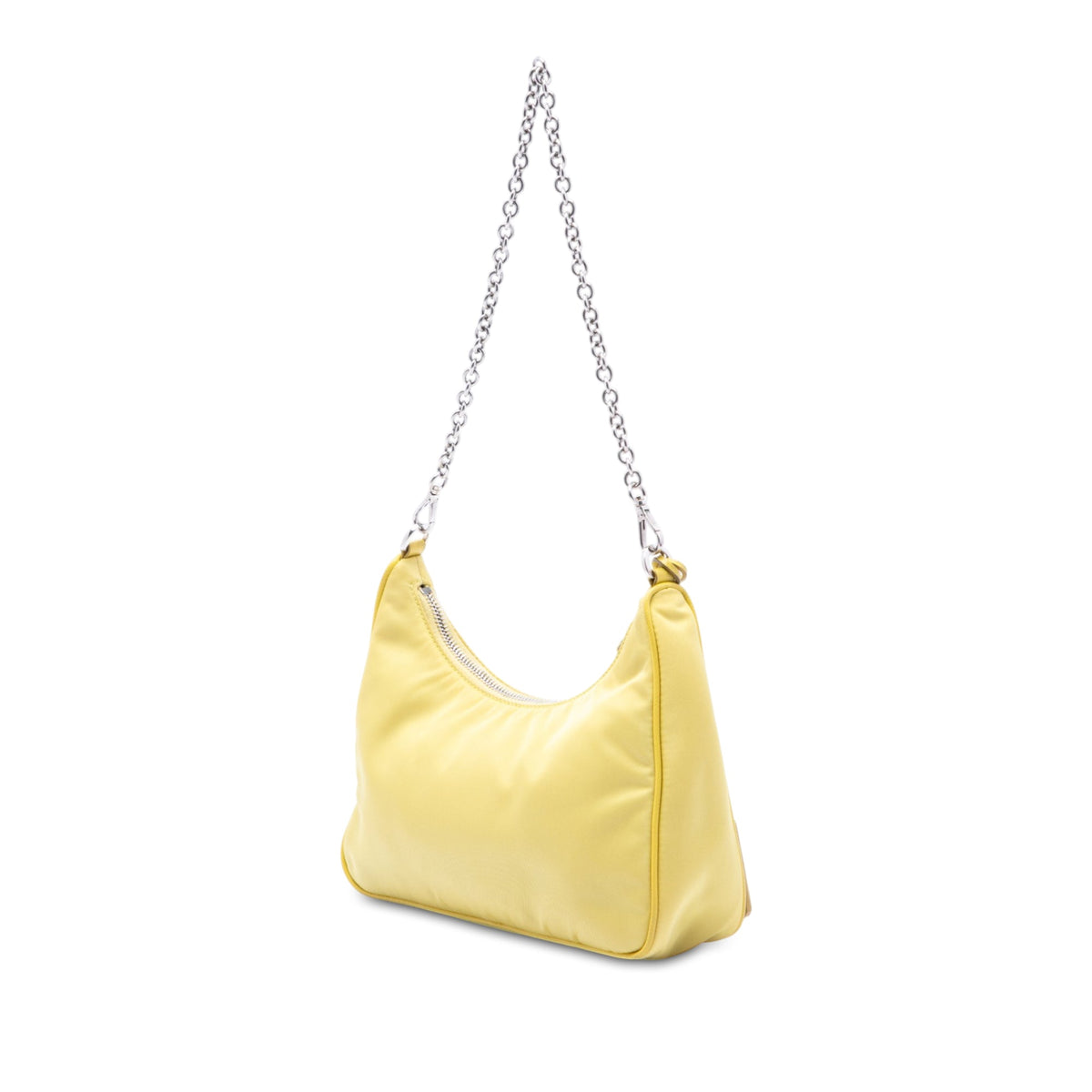 Prada Mini Tessuto Re Edition 2005 Satchel — Yellow