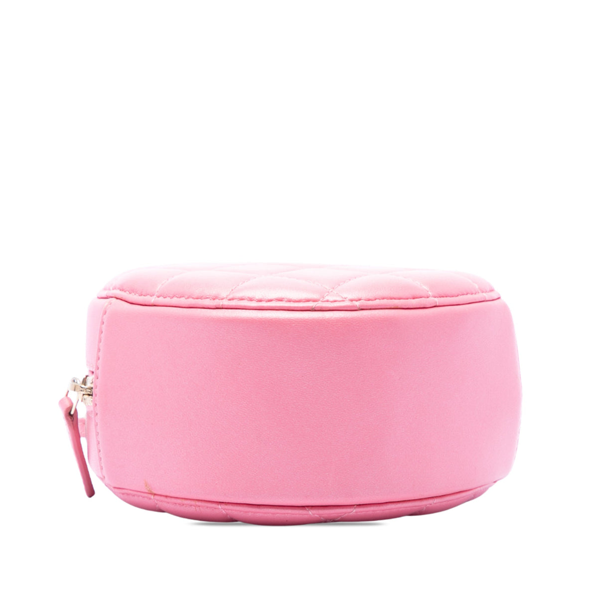 Chanel Quilted Lambskin Round Pearl Clutch with Chain