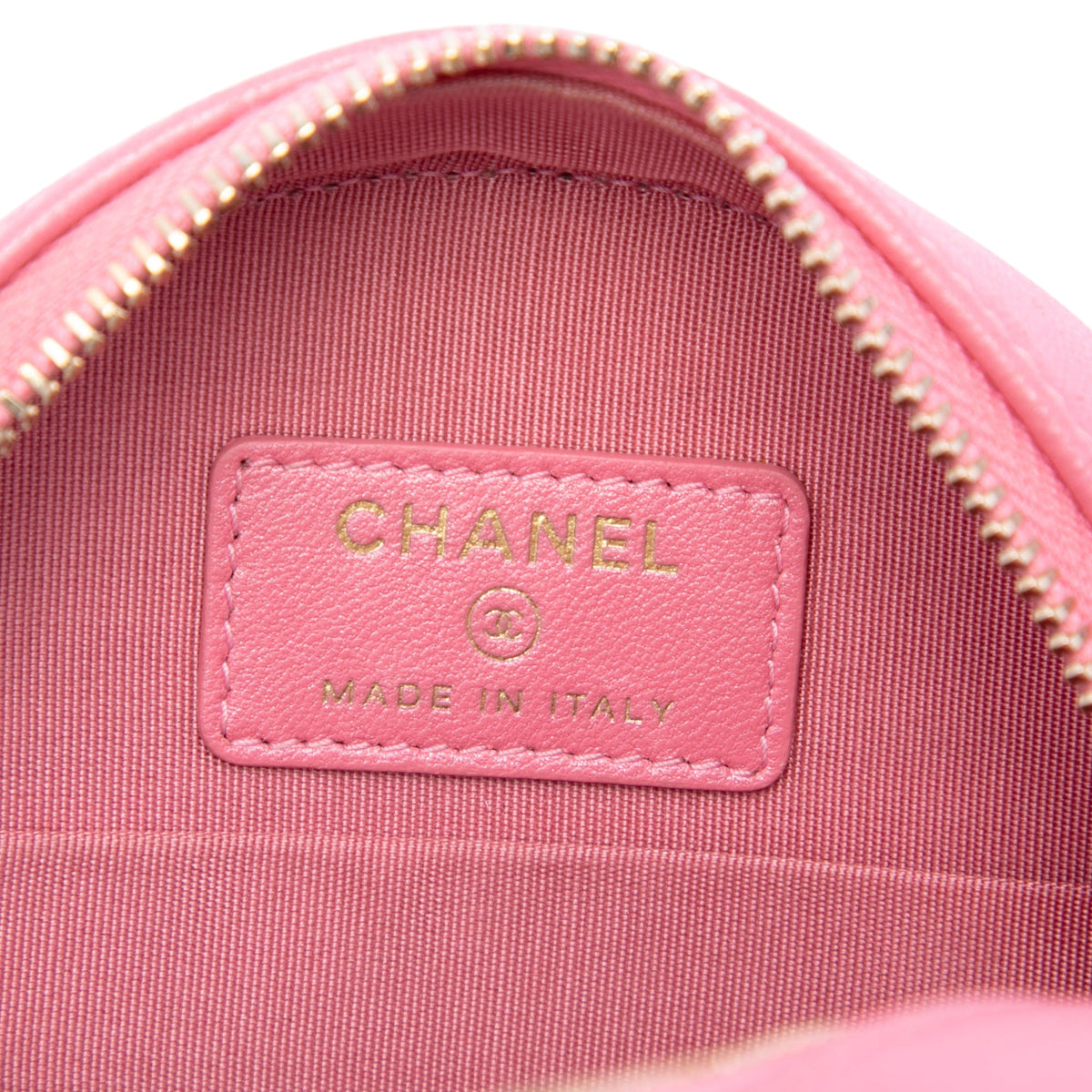 Chanel Quilted Lambskin Round Pearl Clutch with Chain