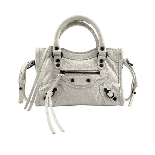 Balenciaga Nano Lambskin Motocross Classic Le City Satchel