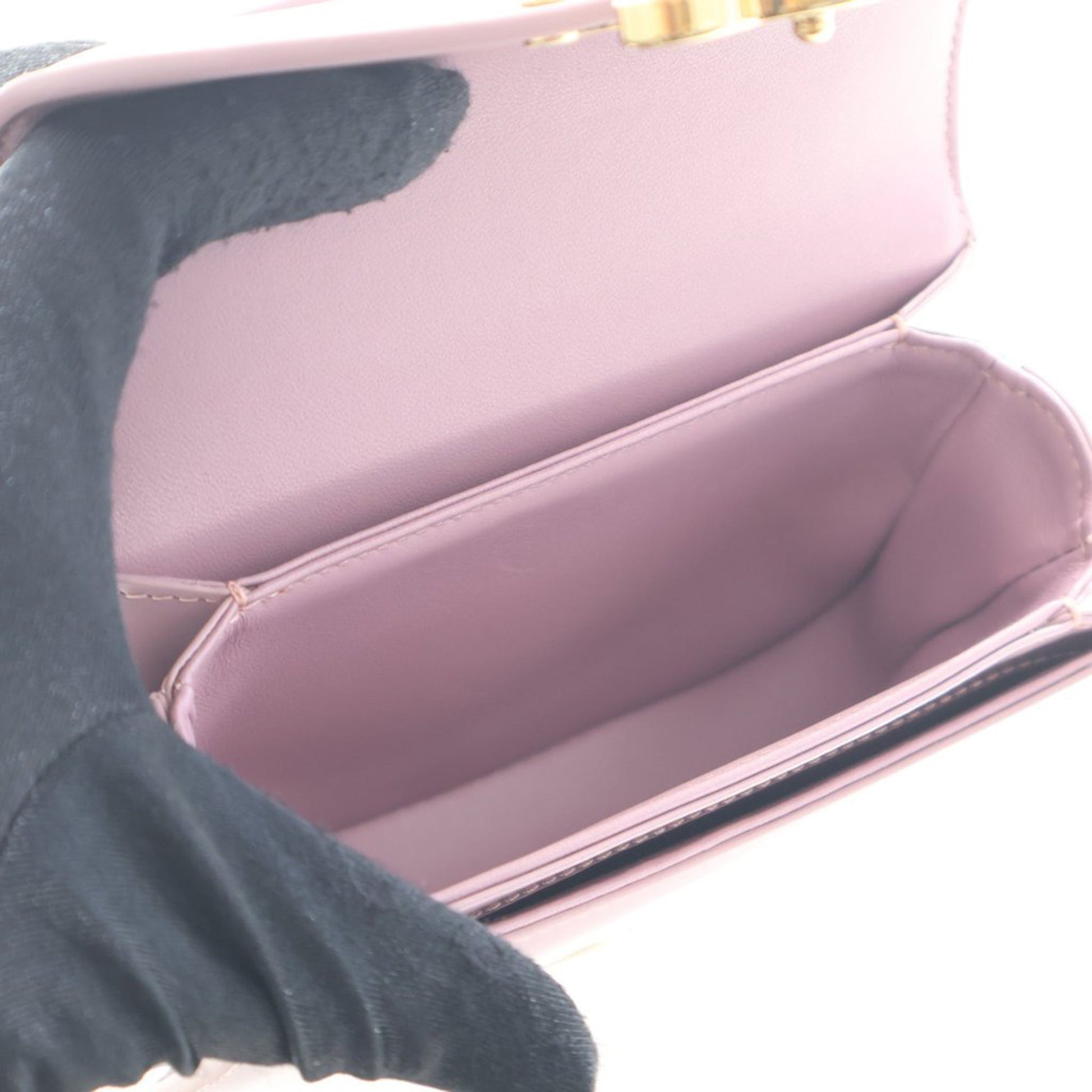 Celine Mini Shiny Calfskin Besace Clea Satchel