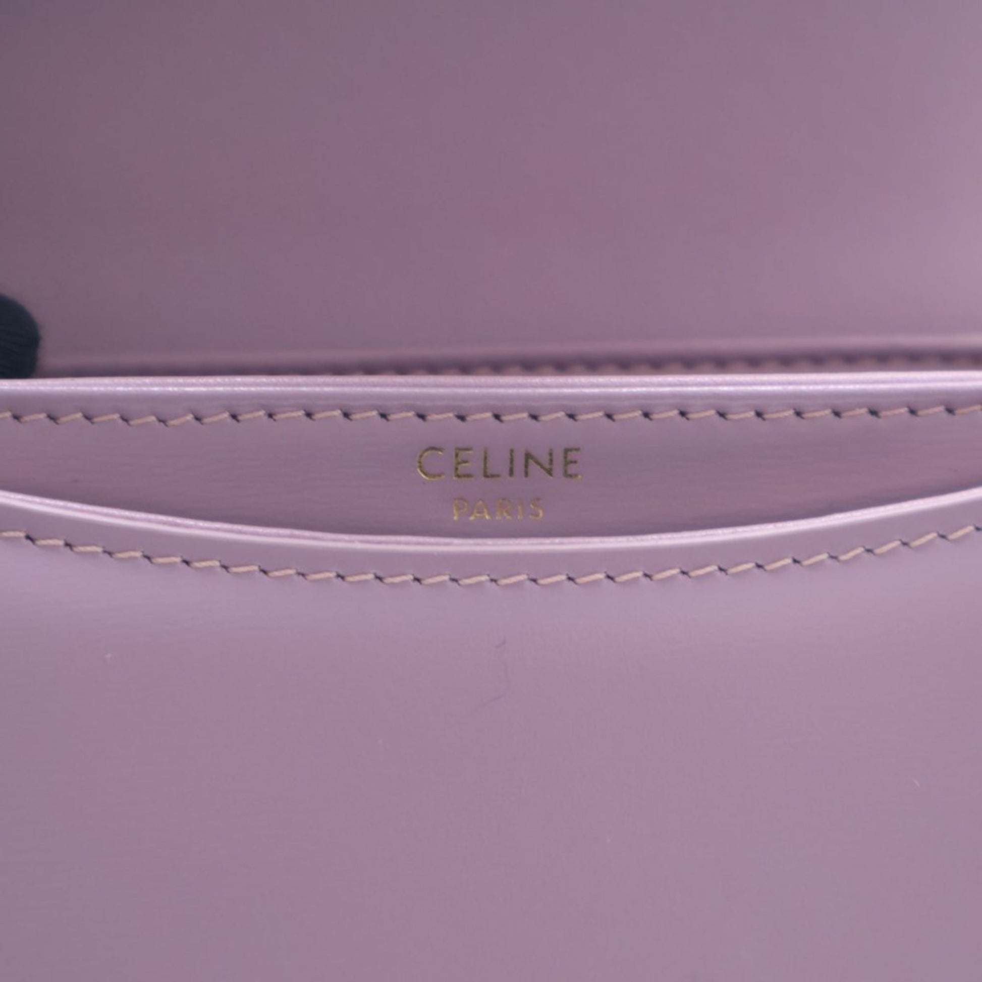 Celine Mini Shiny Calfskin Besace Clea Satchel
