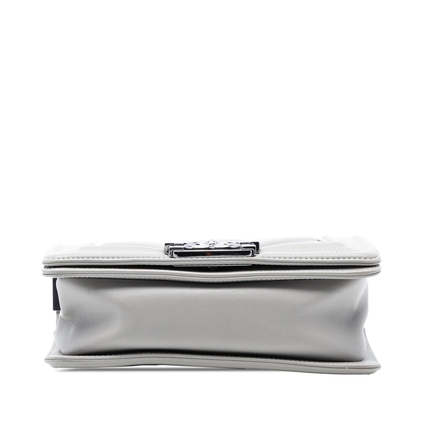 Chanel Small Chevron Stitched Calfskin Boy Flap