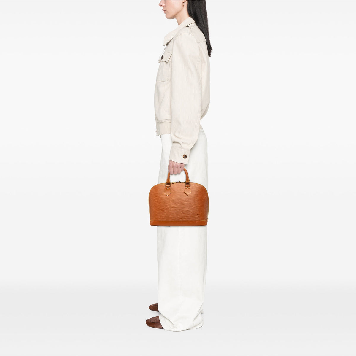 Louis Vuitton Epi Alma PM — Brown