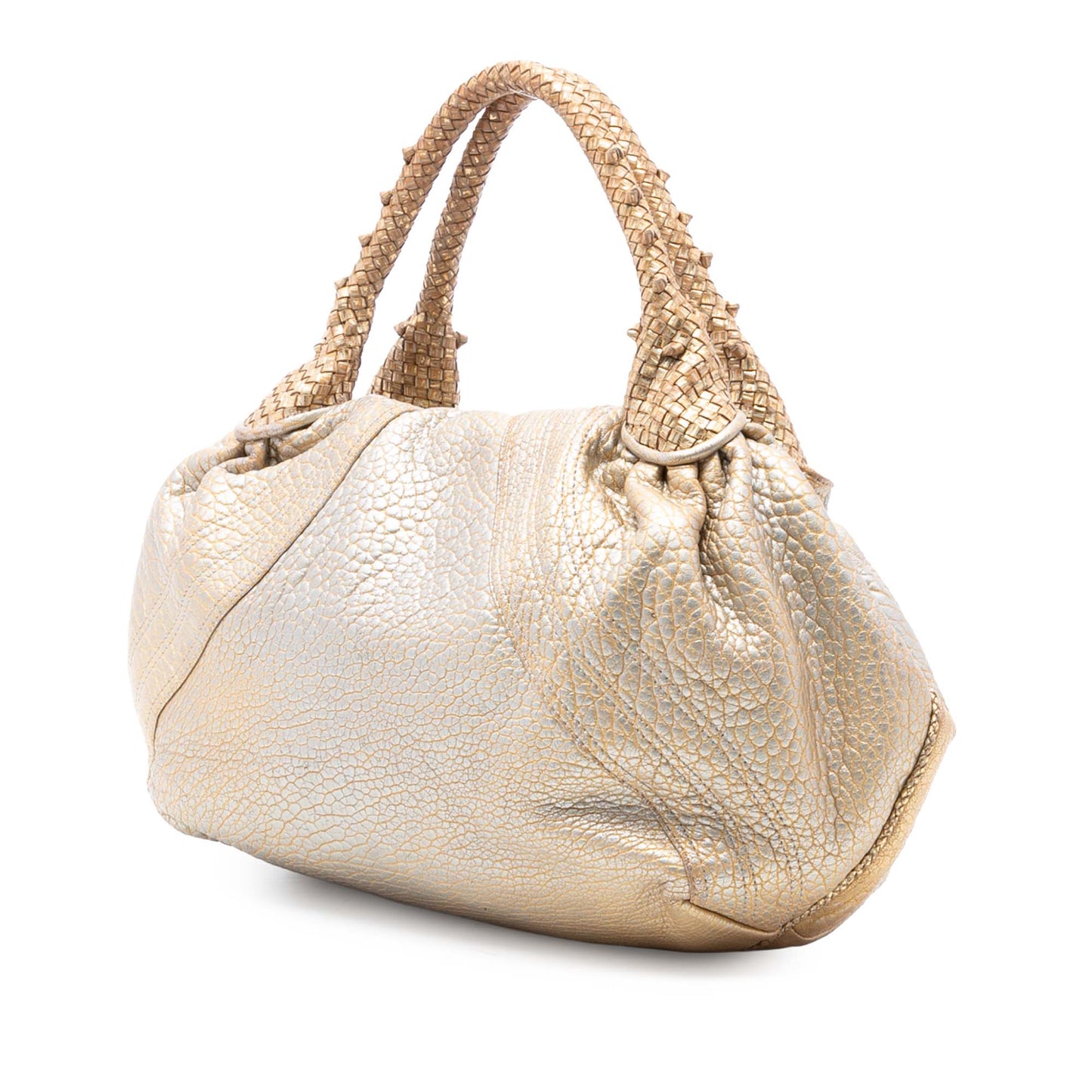 Fendi Bimetal Nappa Spy Hobo