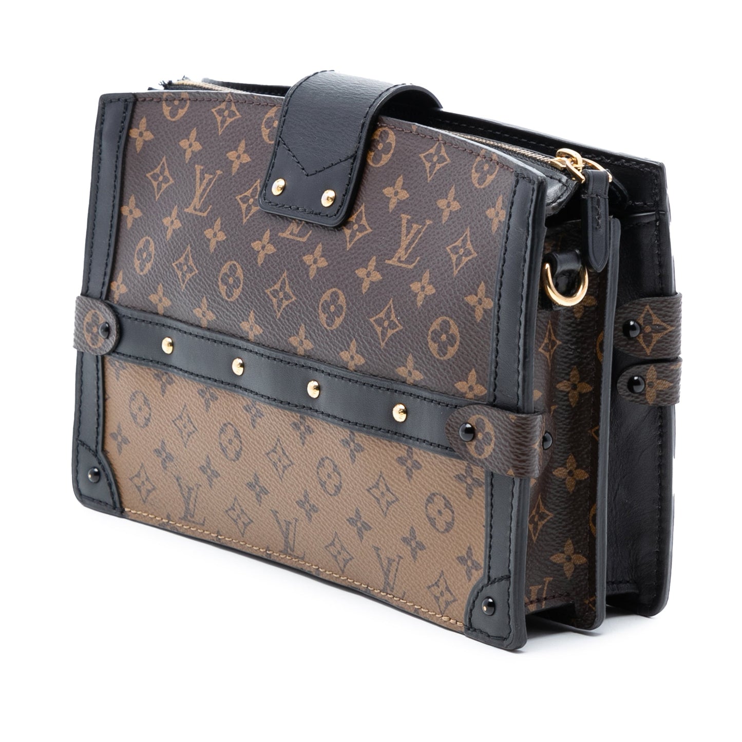 Louis Vuitton Monogram Reverse Trunk Clutch