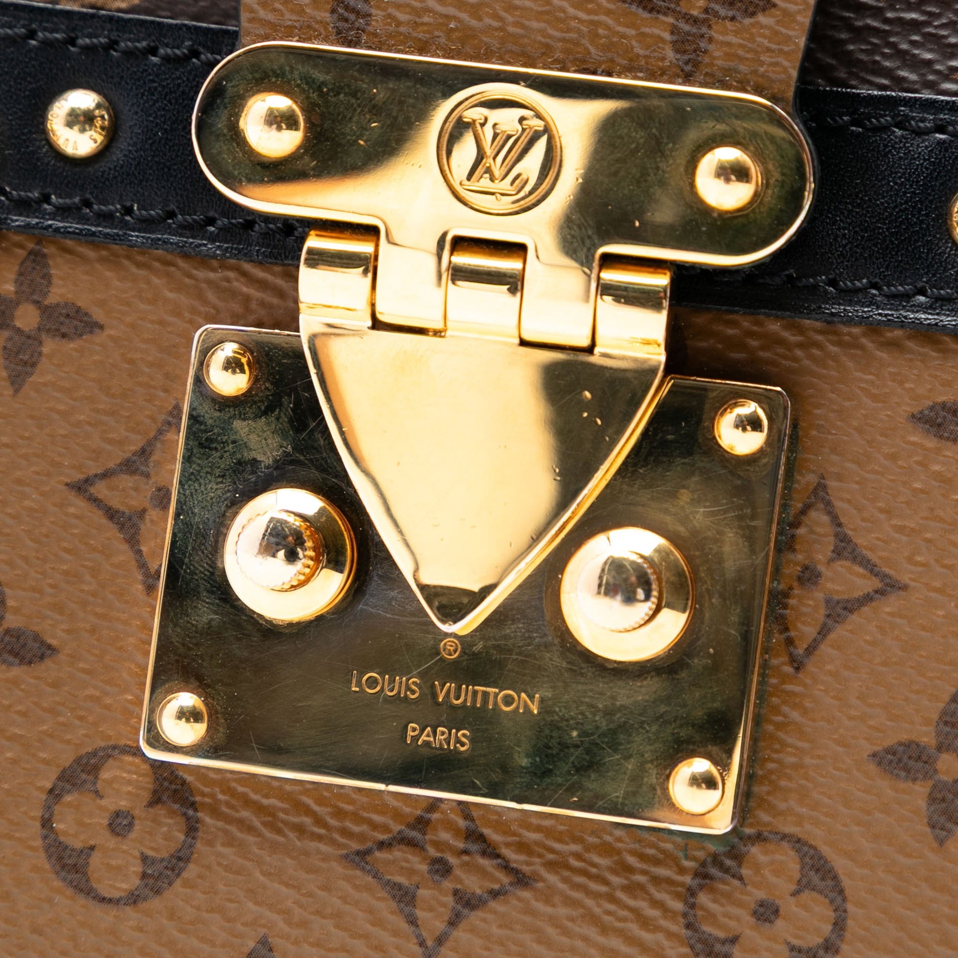 Louis Vuitton Monogram Reverse Trunk Clutch