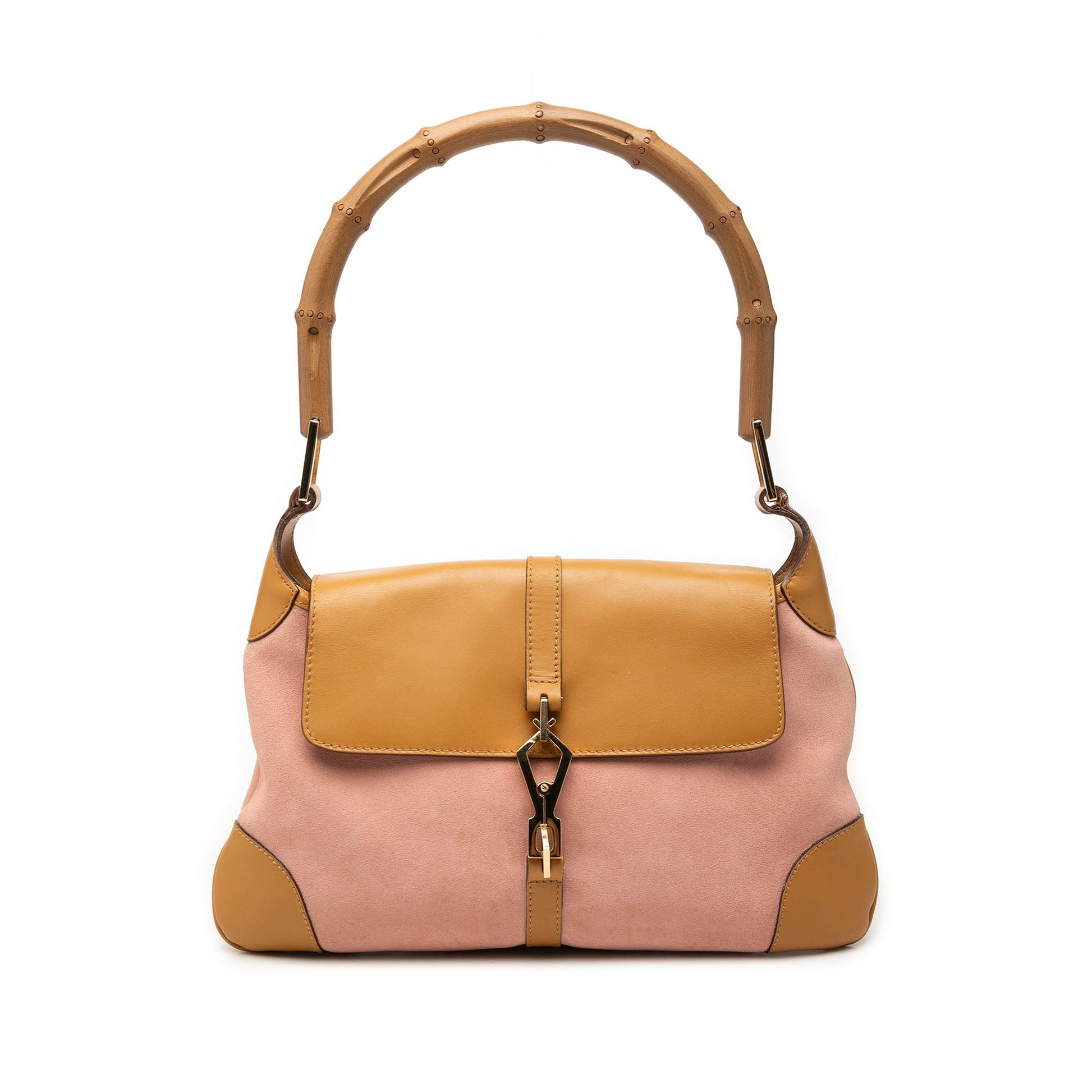 Gucci Suede Bamboo Jackie Hobo