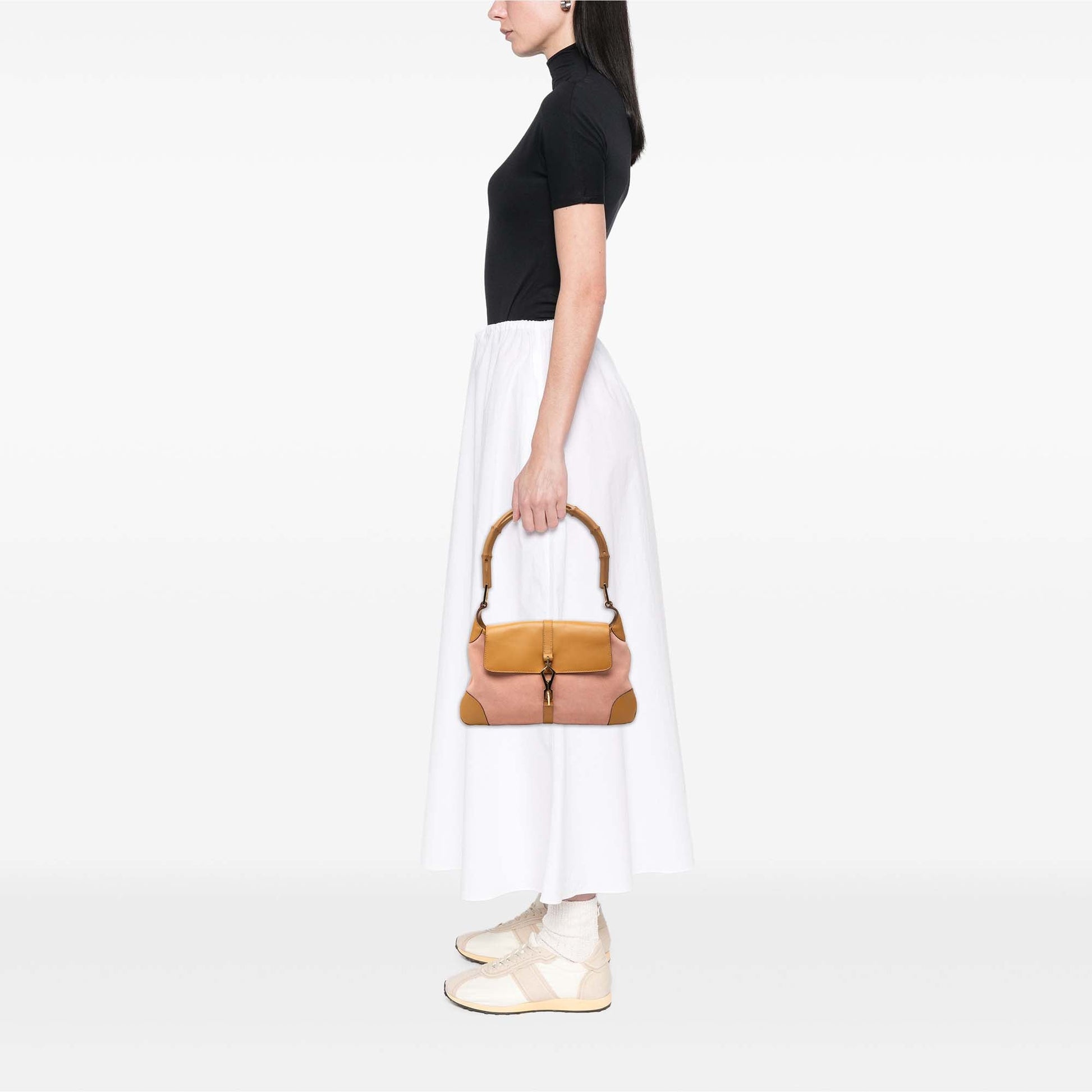 Gucci Suede Bamboo Jackie Hobo