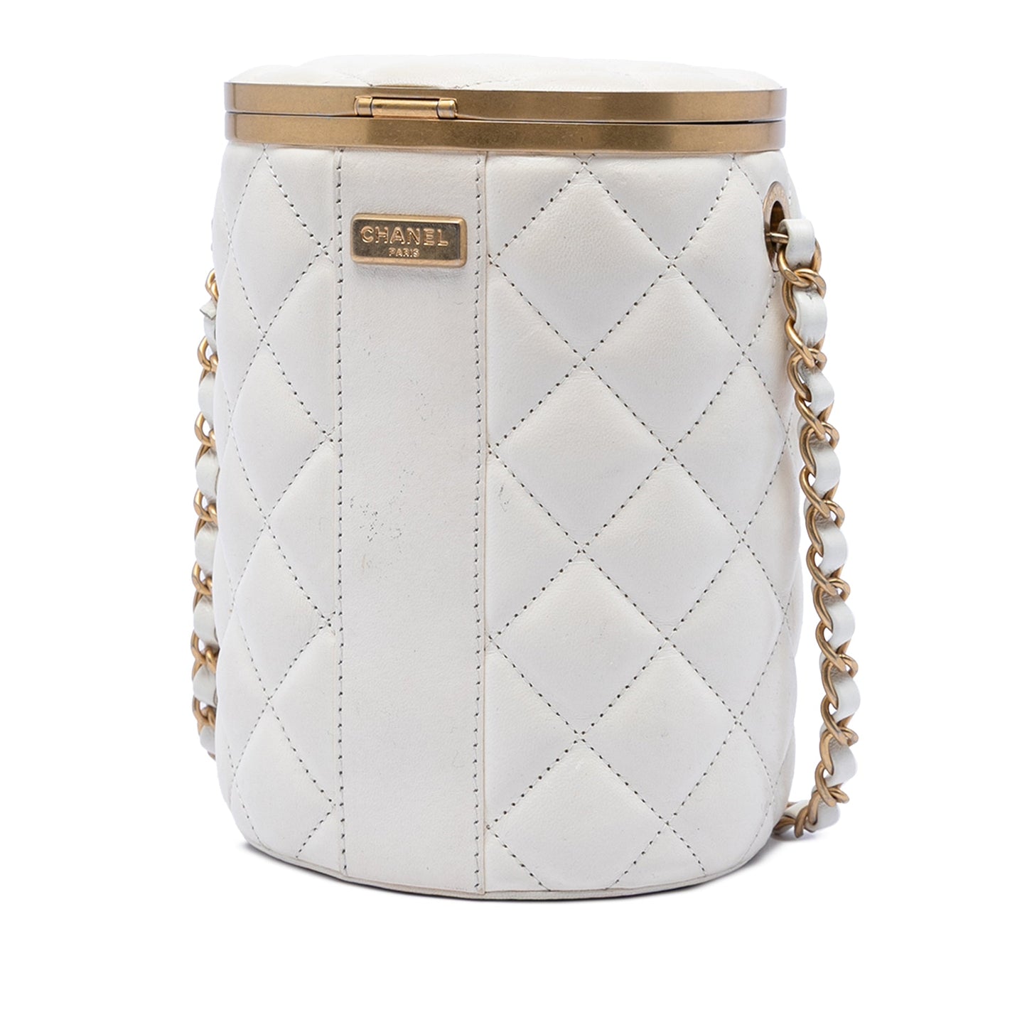 Chanel Small Quilted Lambskin Crown Box Bag