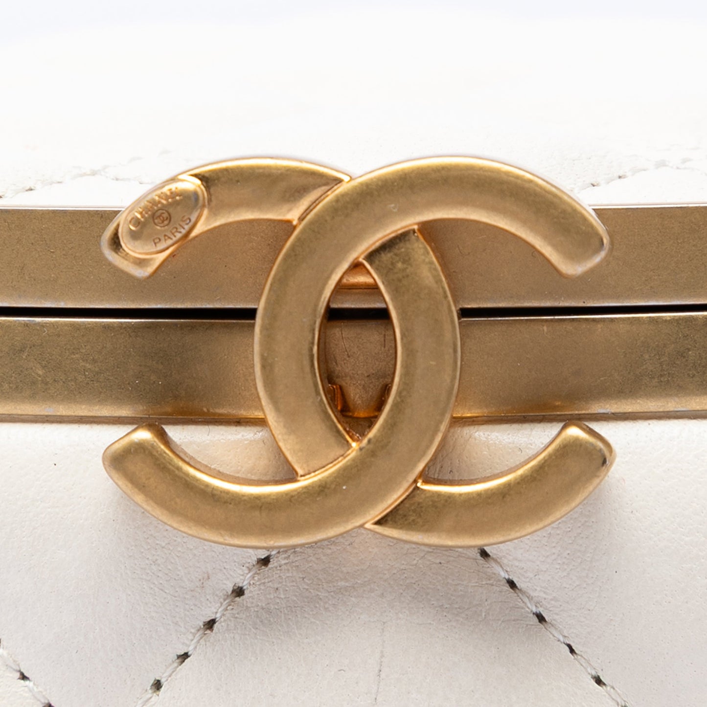 Chanel Small Quilted Lambskin Crown Box Bag