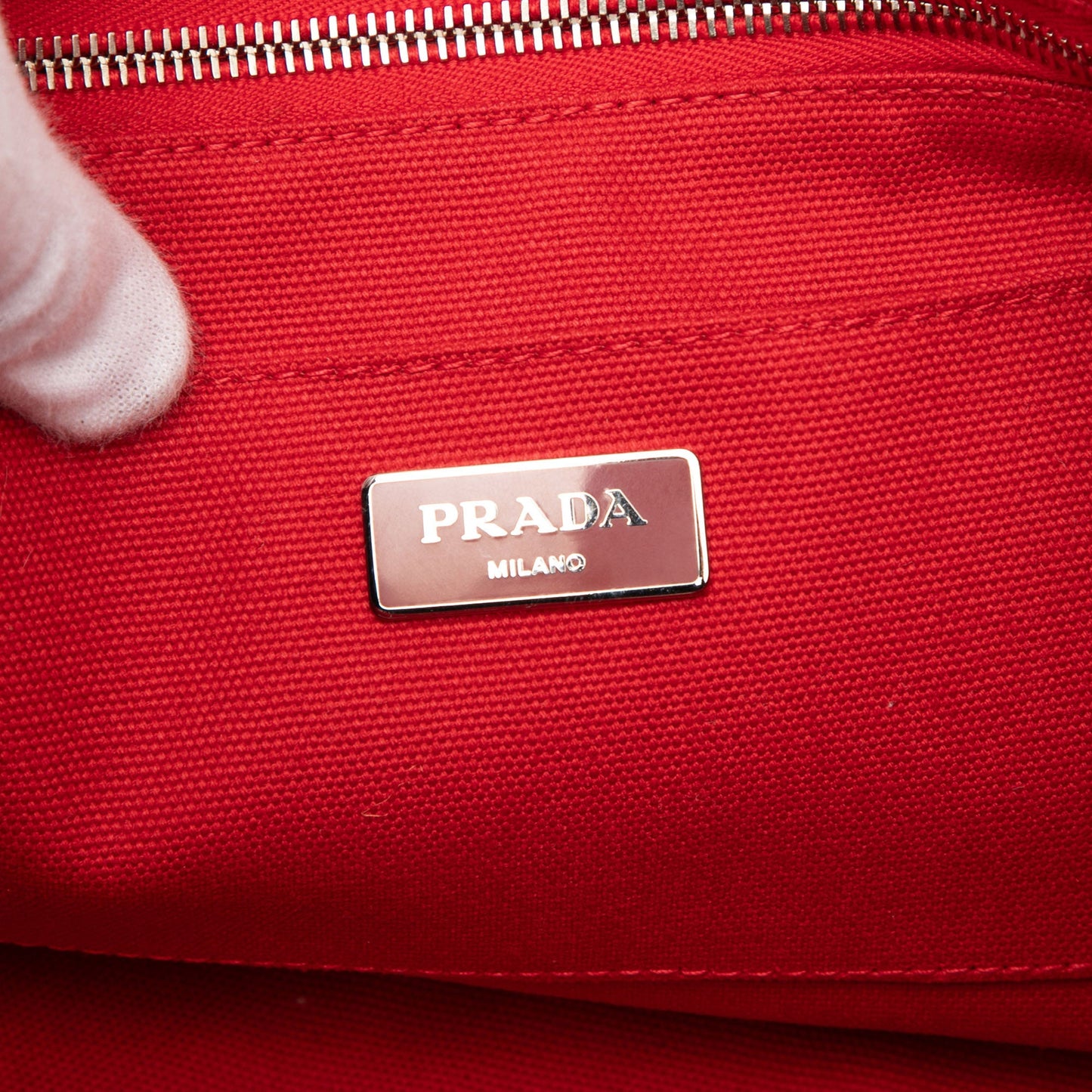 Prada Canvas Canapa Mistolino Tote