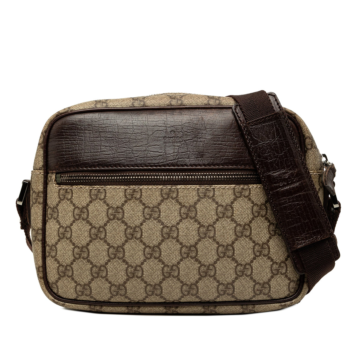 Gucci GG Supreme Crossbody — Beige