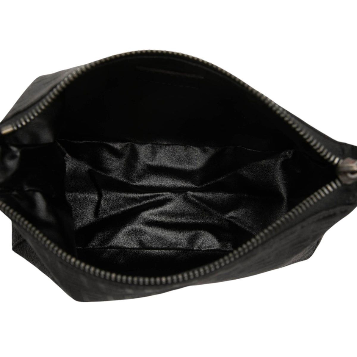 Fendi Zucchino Canvas Handbag — Black