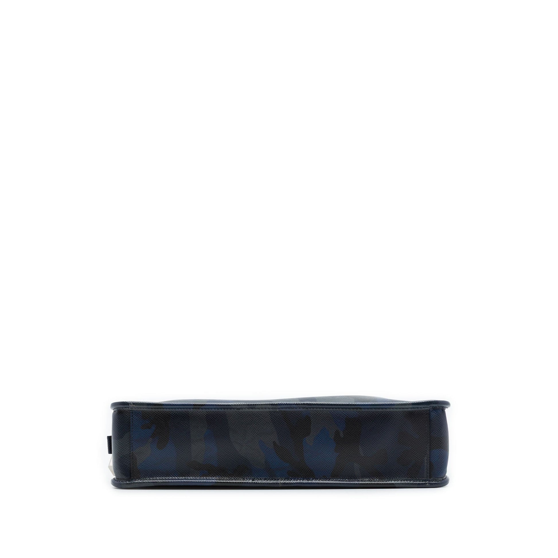Prada Saffiano Camouflage Print Briefcase