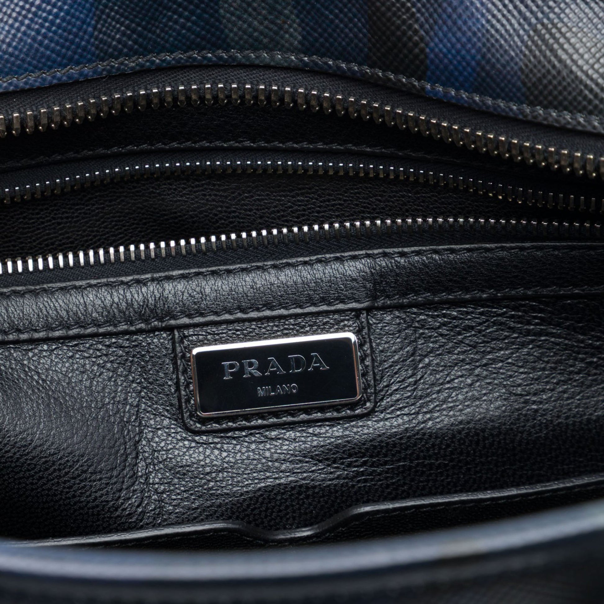 Prada Saffiano Camouflage Print Briefcase