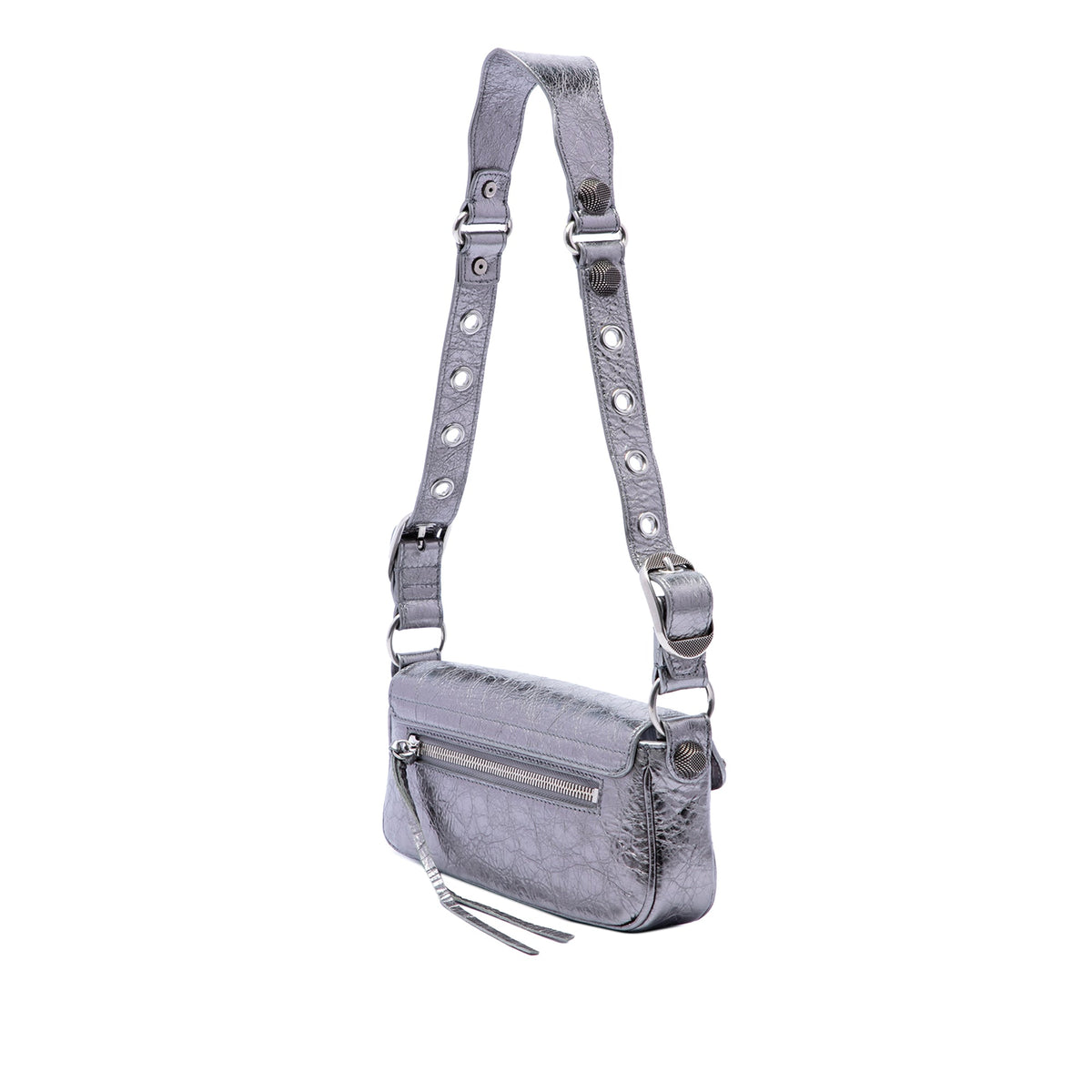 Balenciaga Metallic Lambskin Le Cagole Shoulder Bag XS