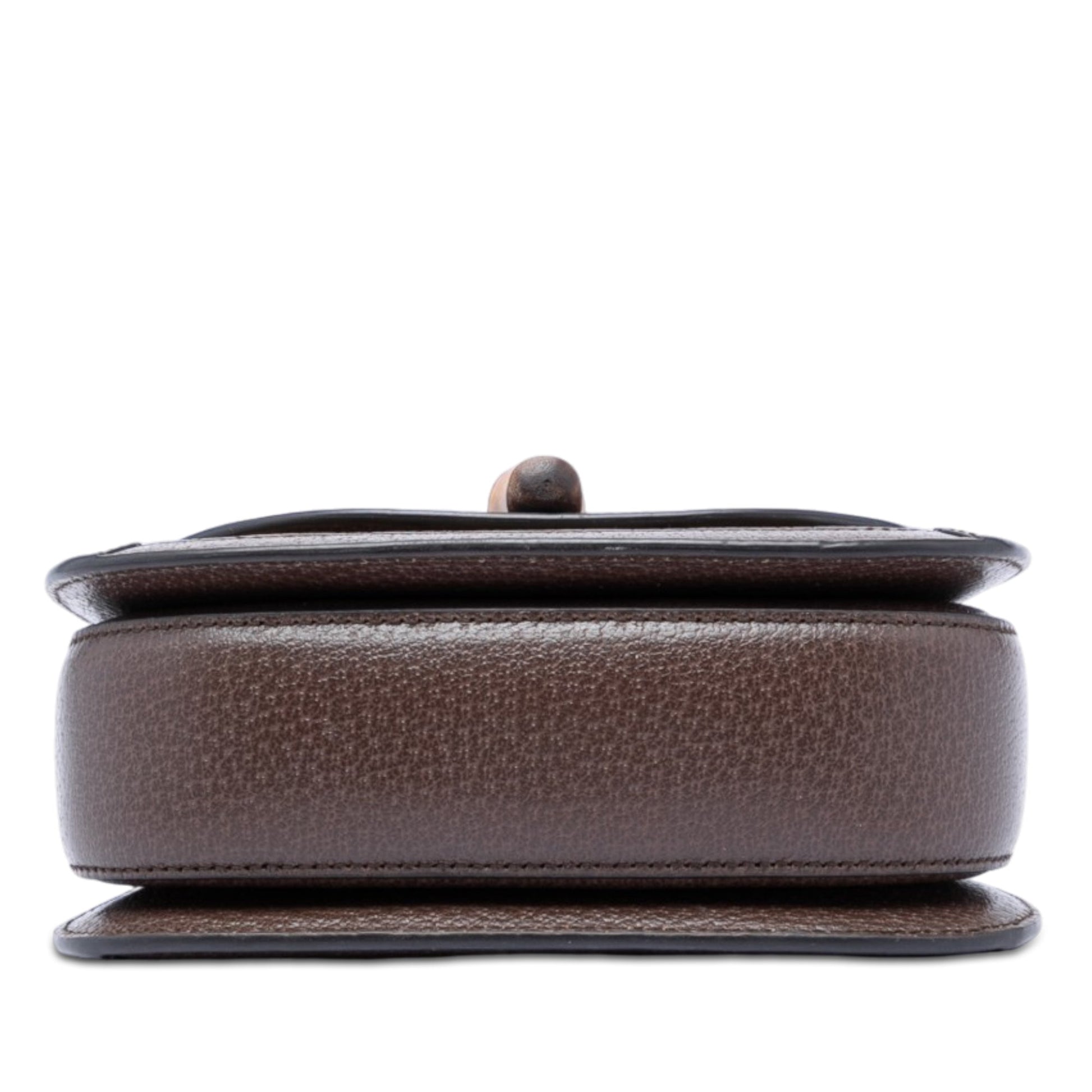 Gucci Mini Jumbo GG Canvas 1947 Bamboo Top Handle Bag