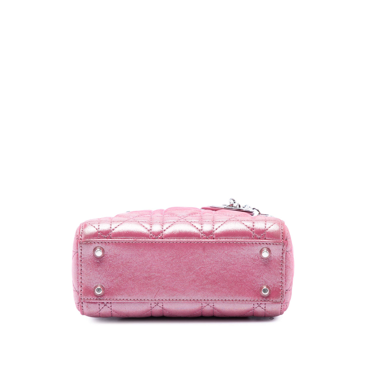 Dior Mini Iridescent Lambskin Cannage Lady Dior
