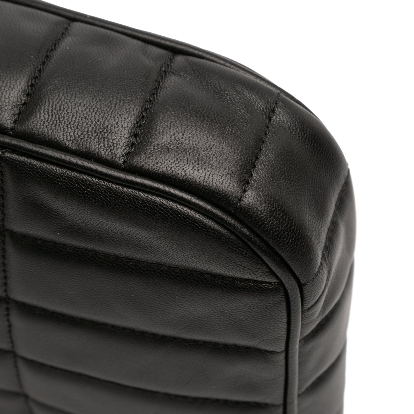 Celine Matelasse Goatskin Monochrome Chain Shoulder Bag