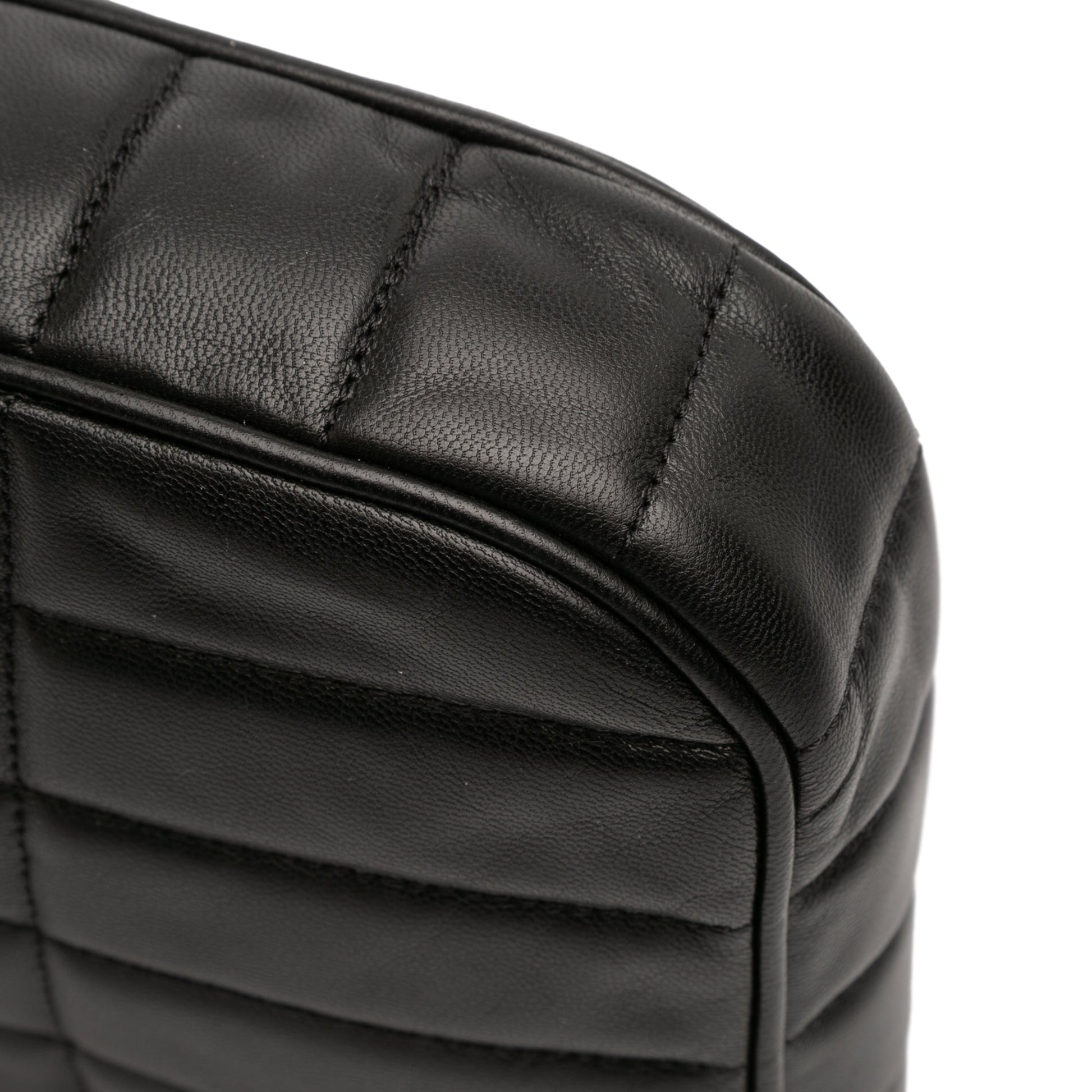 Celine Matelasse Goatskin Monochrome Chain Shoulder Bag