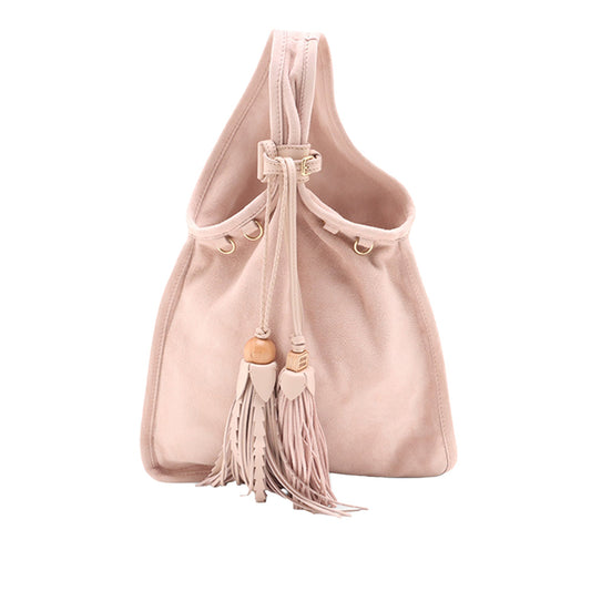 Miu Miu Tassel Suede Tote