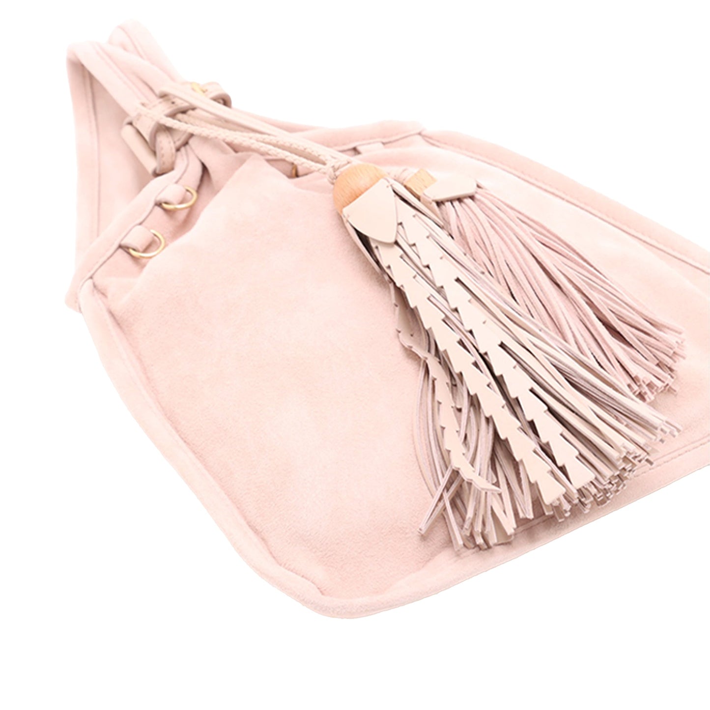 Miu Miu Tassel Suede Tote