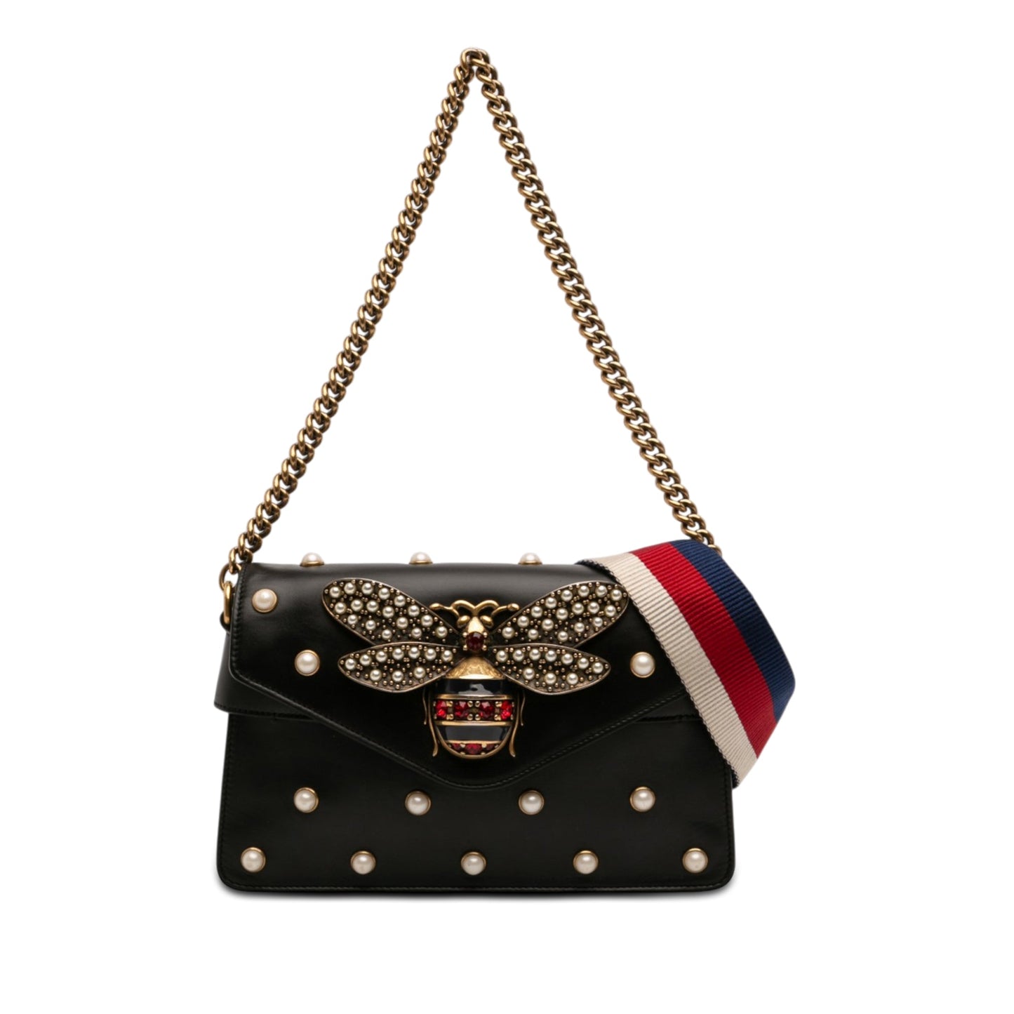 Gucci Mini Calfskin Queen Margaret Broadway Satchel