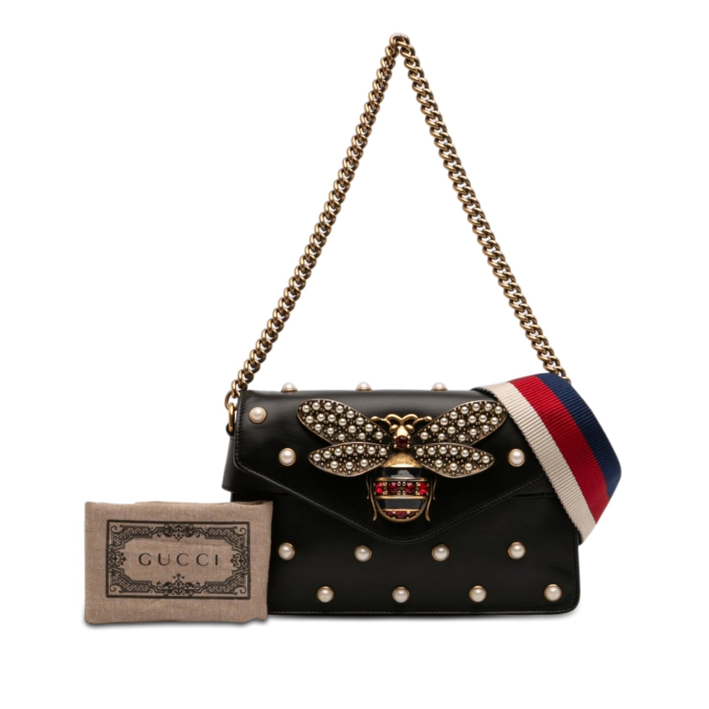 Gucci Mini Calfskin Queen Margaret Broadway Satchel