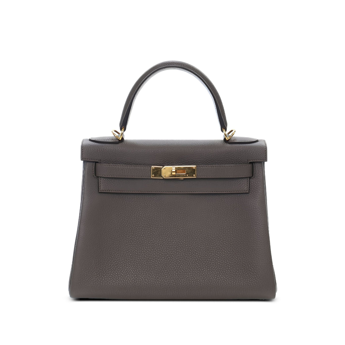 Hermès Togo Kelly II Retourne 28 — Gray
