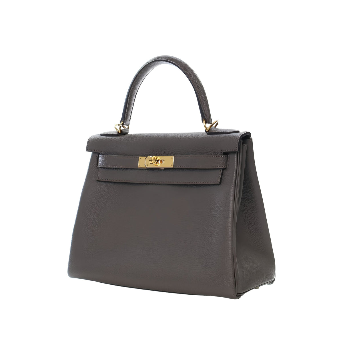 Hermès Togo Kelly II Retourne 28 — Gray