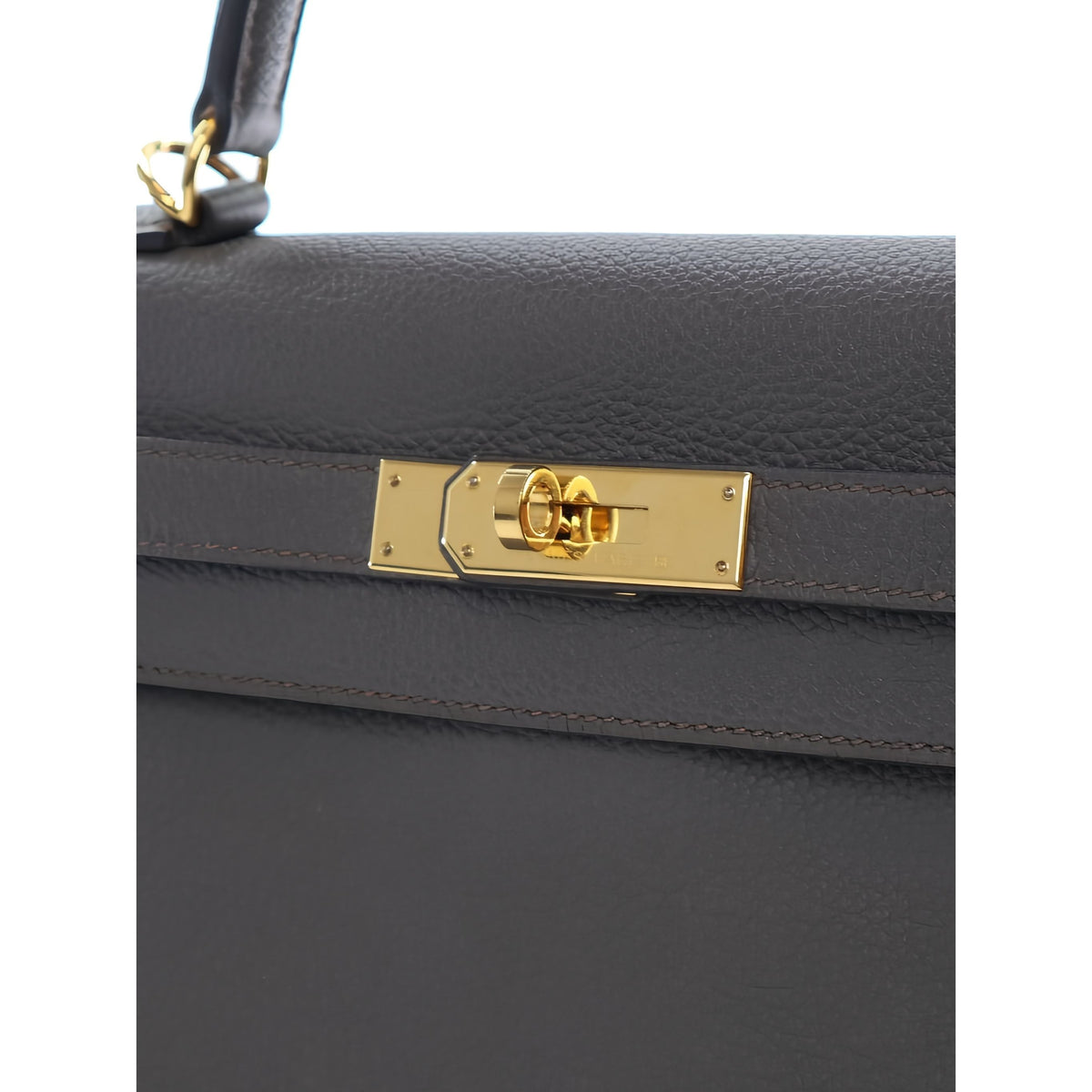 Hermès Togo Kelly II Retourne 28 — Gray