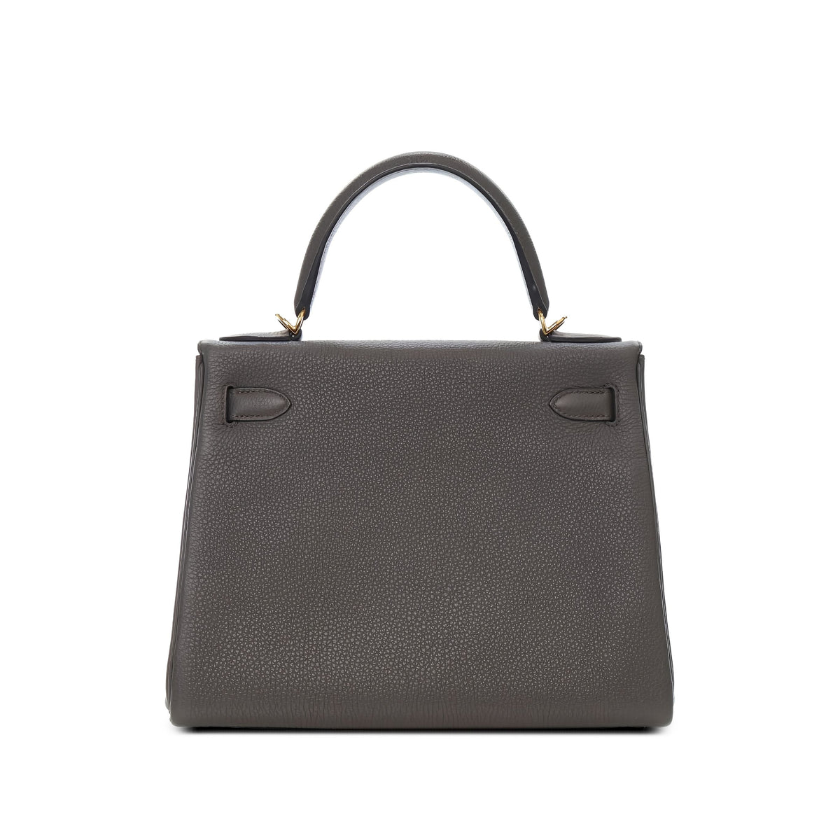 Hermès Togo Kelly II Retourne 28 — Gray