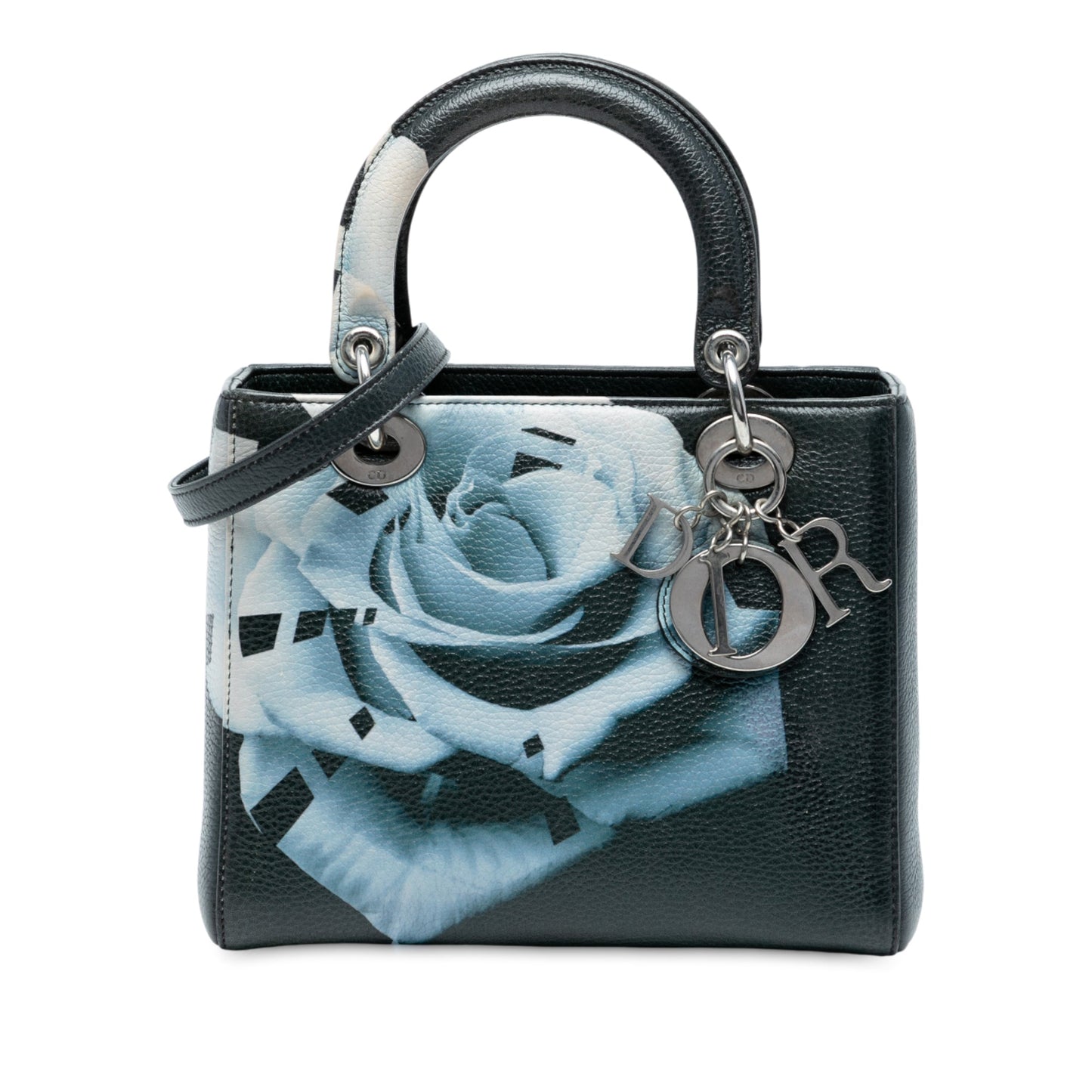 Dior Medium Deerskin Floral Print Lady Dior