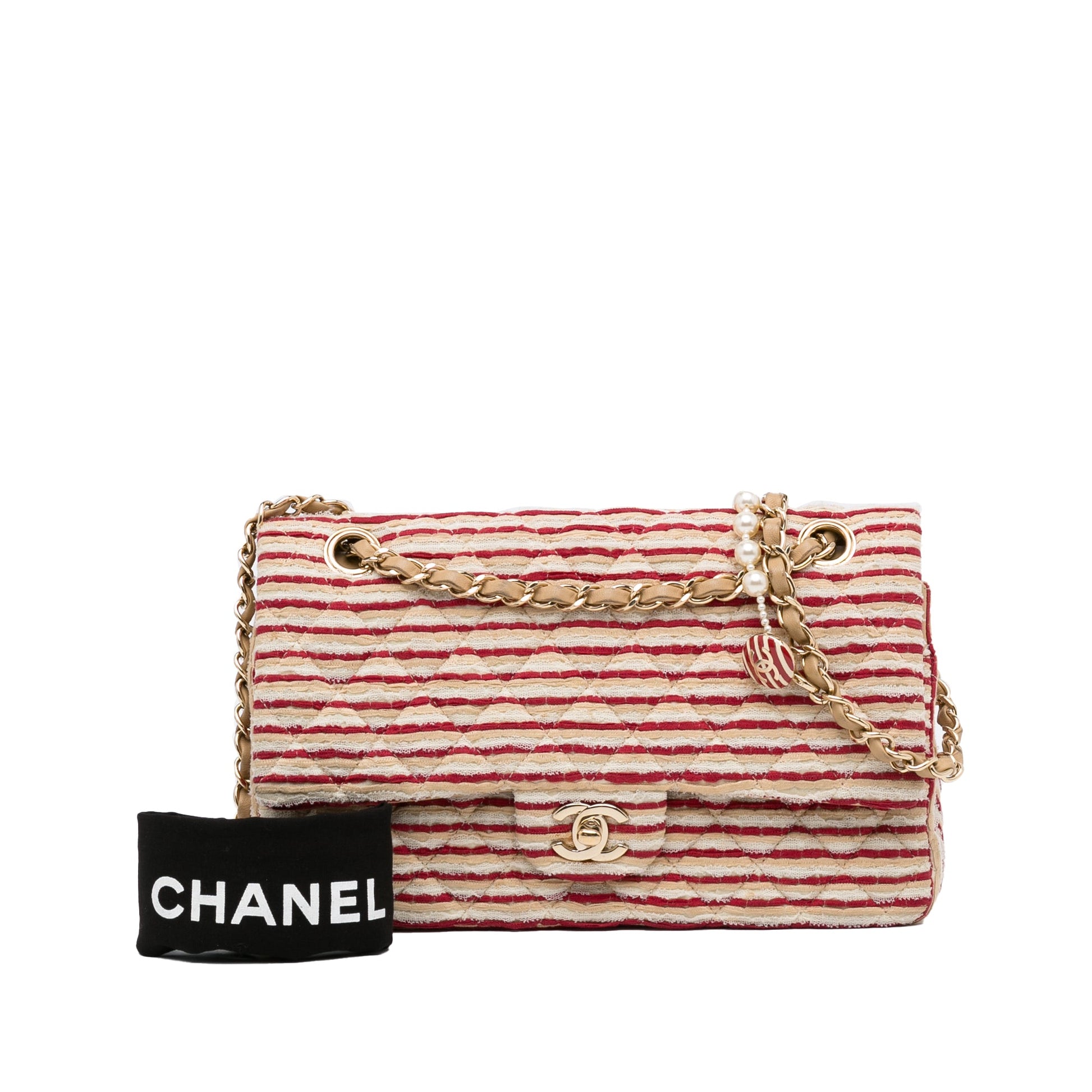 Chanel Medium Classic Jersey Coco Sailor Double Flap