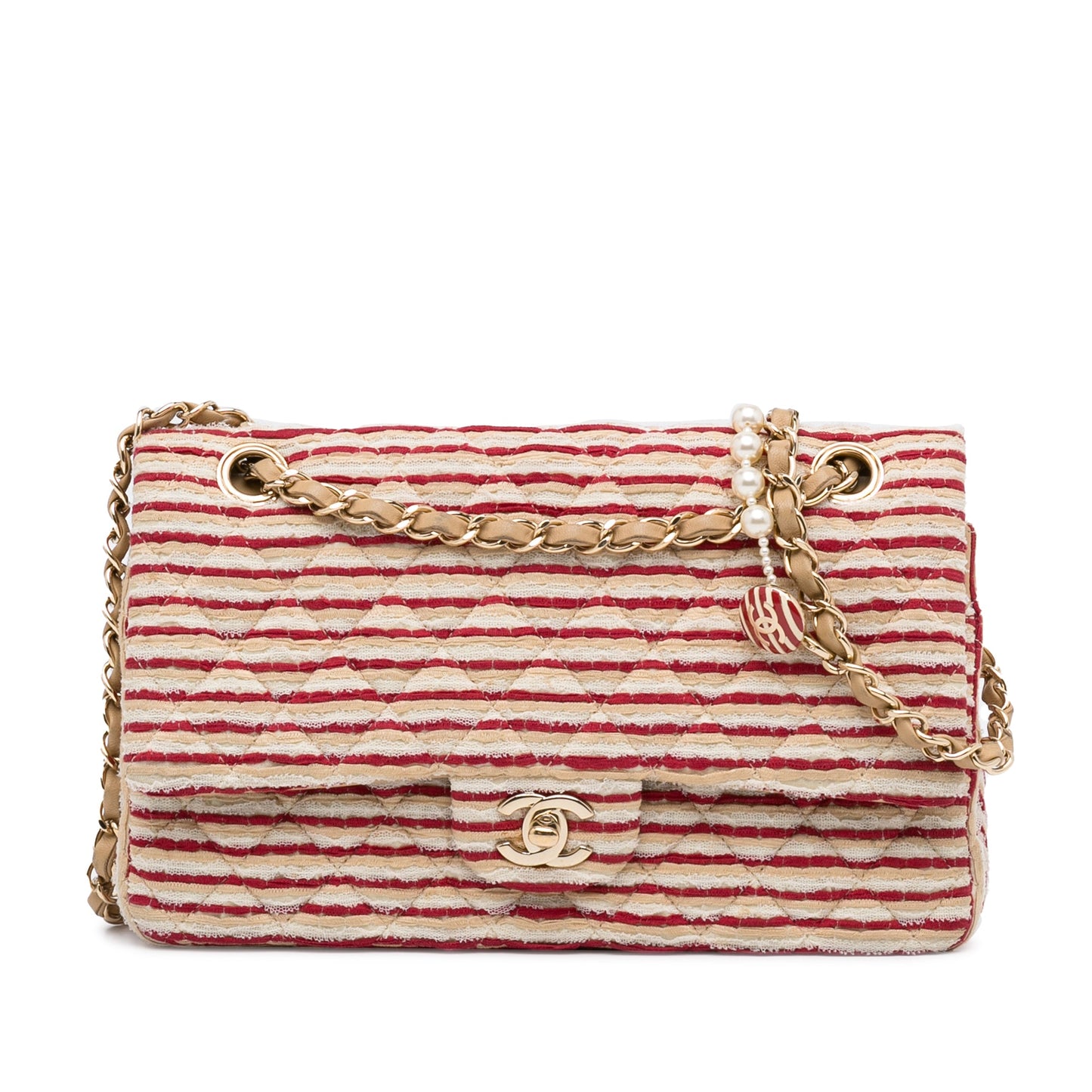 Chanel Medium Classic Jersey Coco Sailor Double Flap